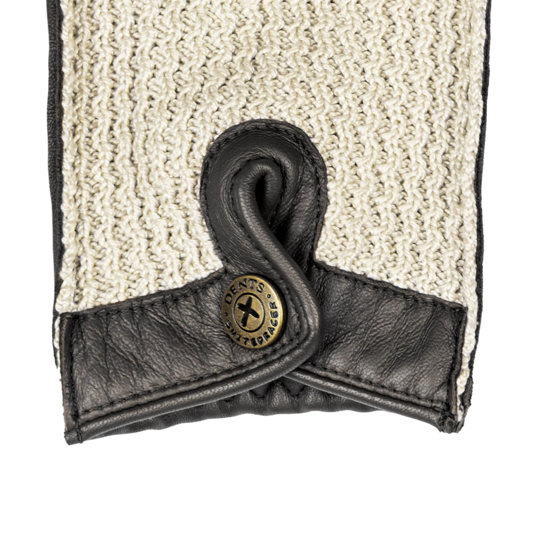 Men’s The Suited Racer Touchscreen Crochet-Back Leather Driving Gloves - Image 7
