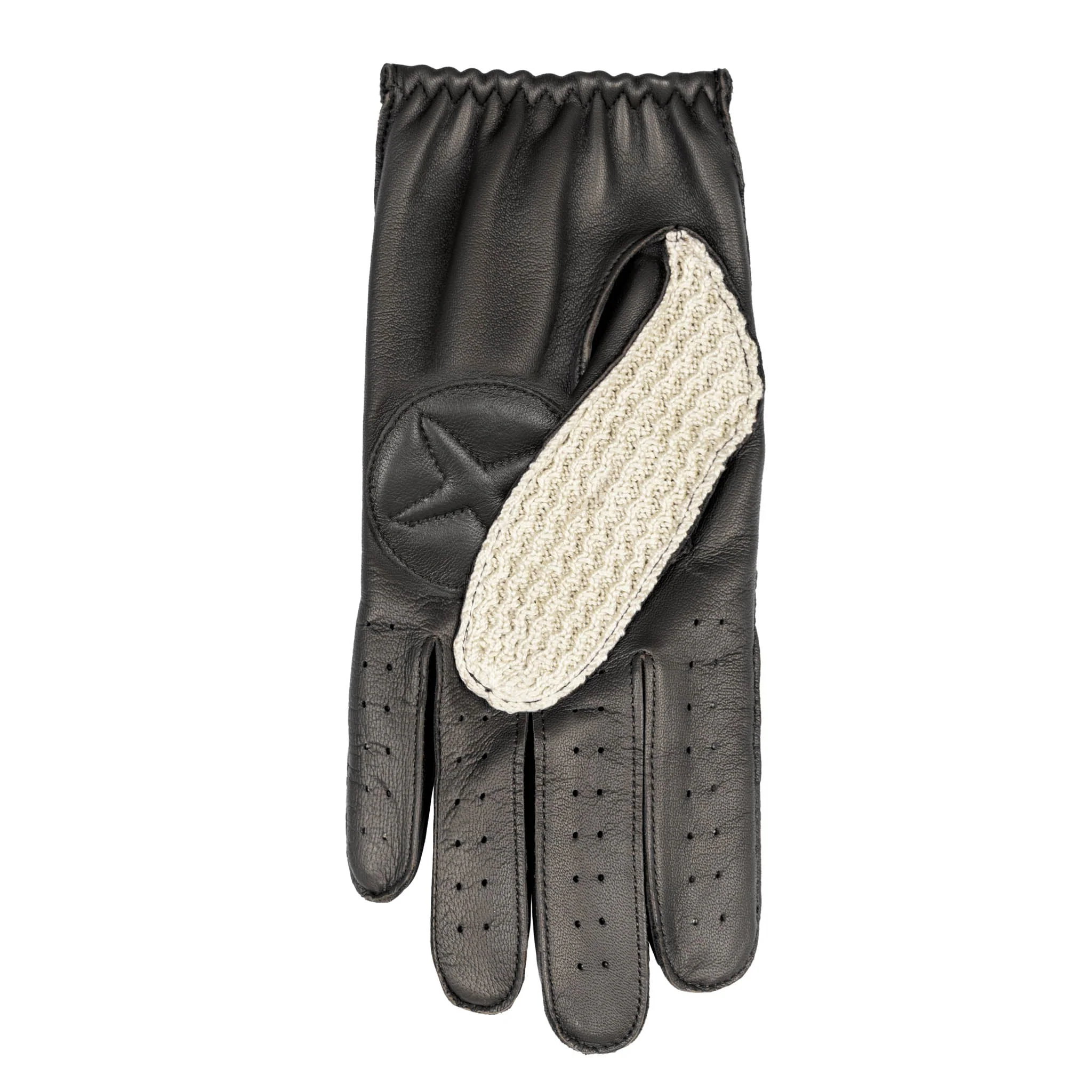 Men’s The Suited Racer Touchscreen Crochet-Back Leather Driving Gloves - Image 8