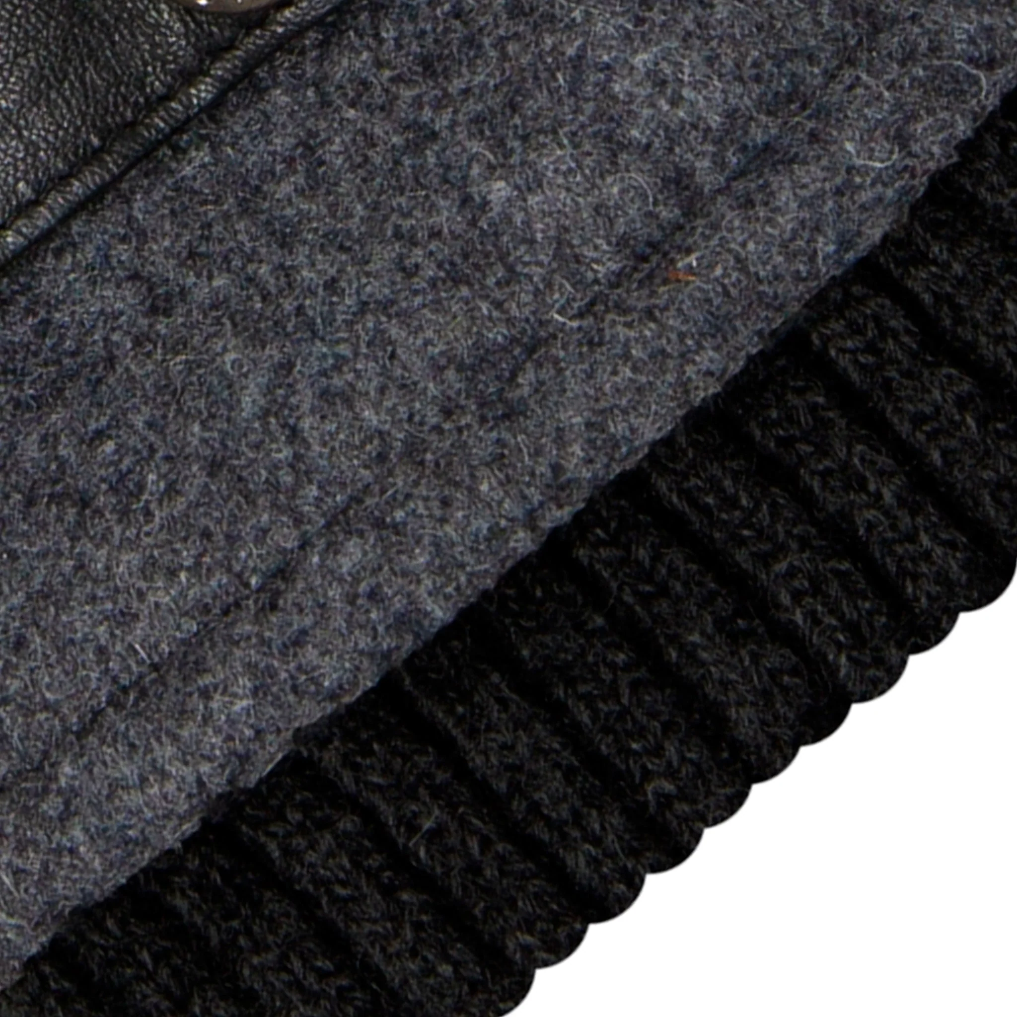 Men’s Touchscreen Lined Flannel and Leather Gloves - Image 14