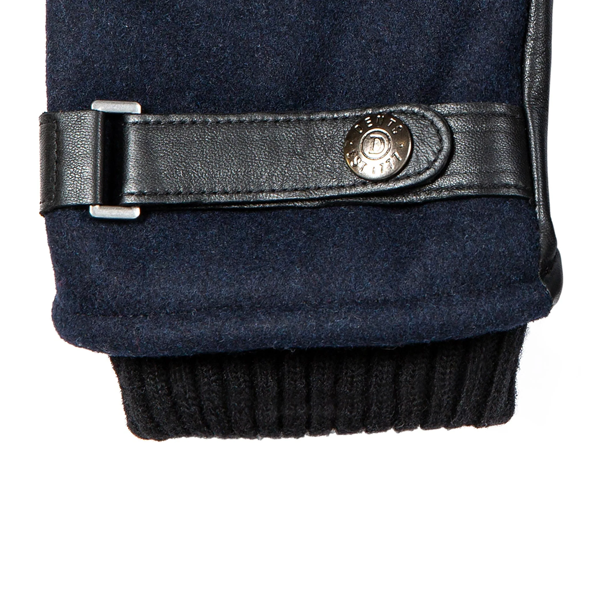 Men’s Touchscreen Lined Flannel and Leather Gloves - Image 20