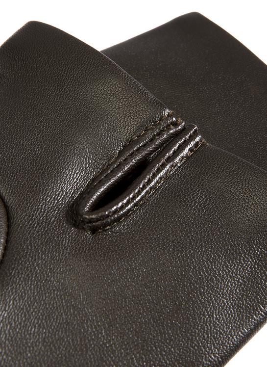 Men's Three-Point Cashmere-Lined Leather Gloves - Image 21