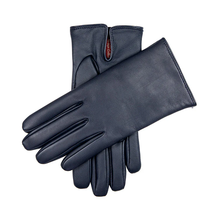 Men's Heritage Touchscreen Cashmere-Lined Leather Gloves - Image 3