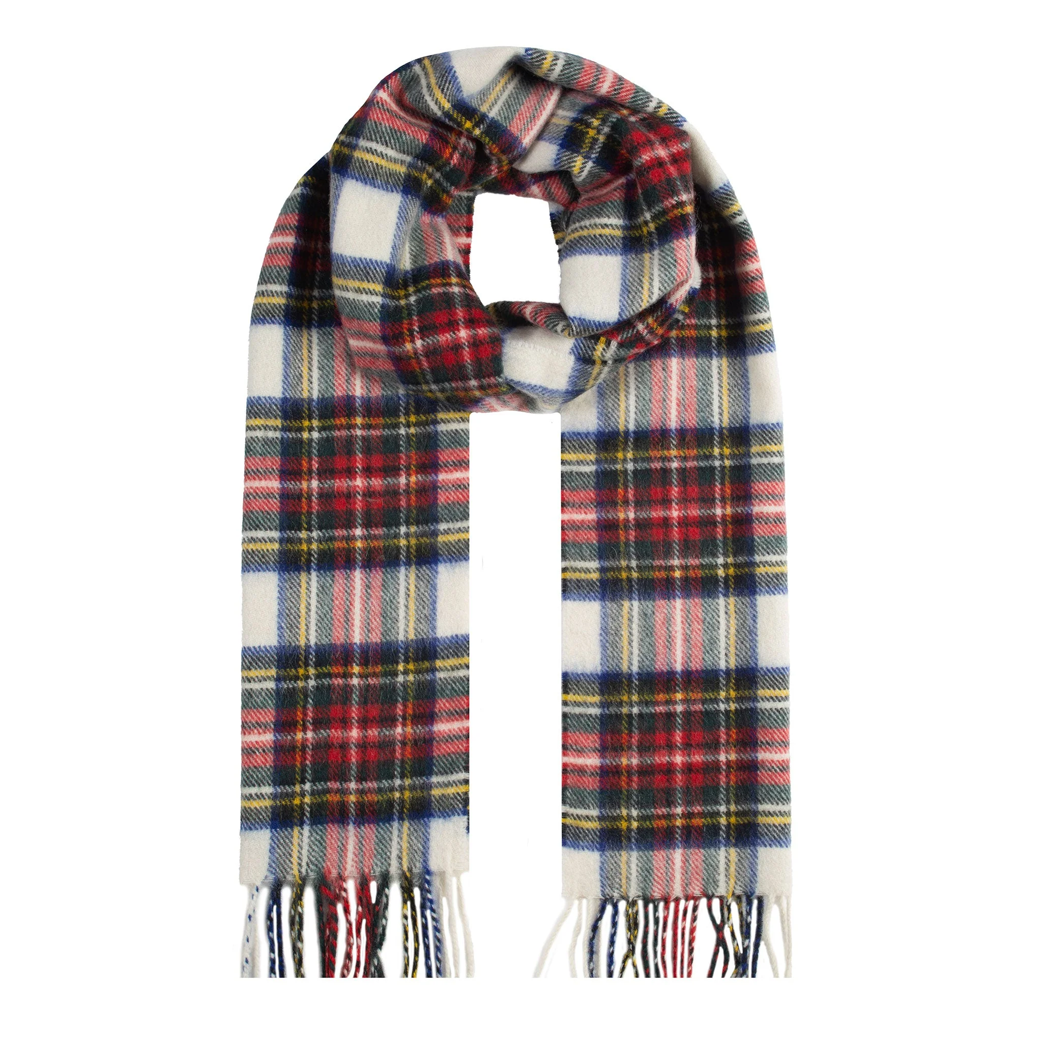 Heritage Tartan Check Cashmere Scarf with Tassels and Gift Box - Image 10