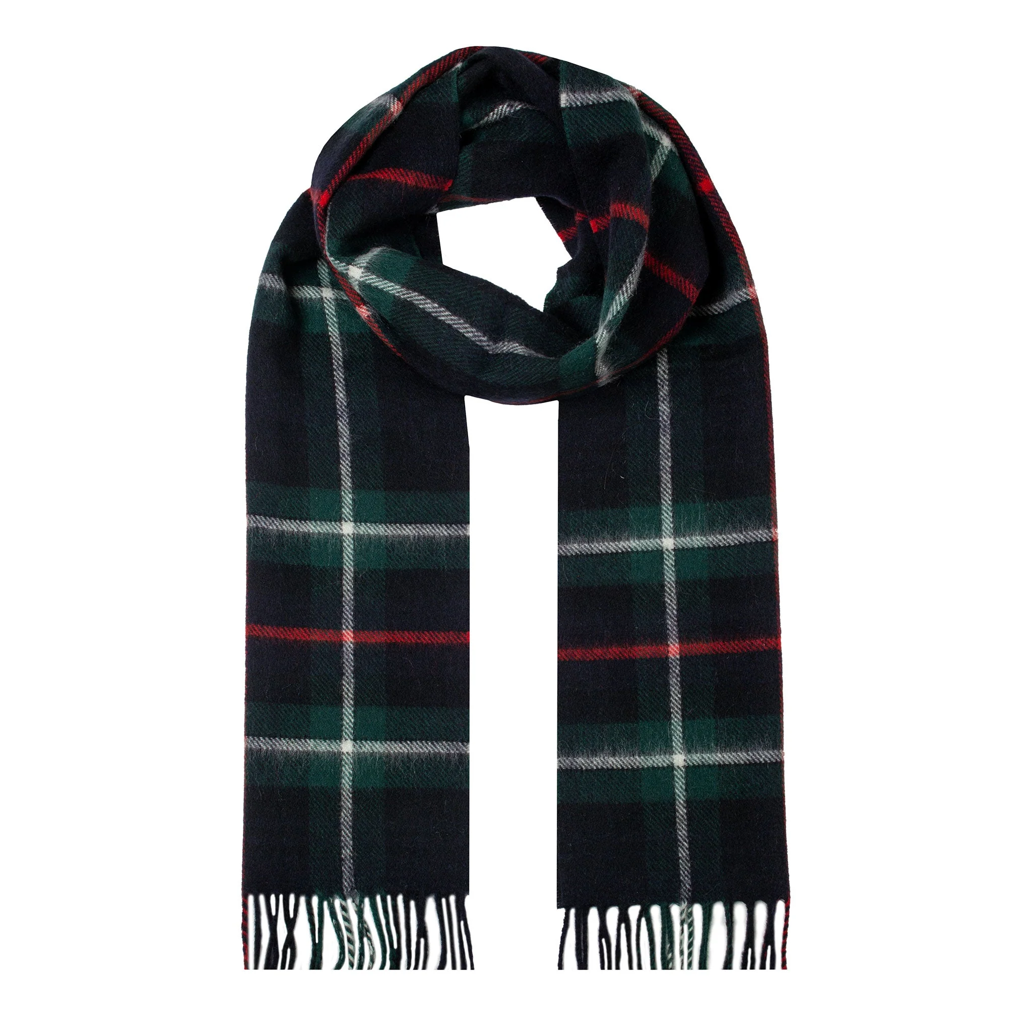 Heritage Tartan Check Cashmere Scarf with Tassels and Gift Box - Image 16