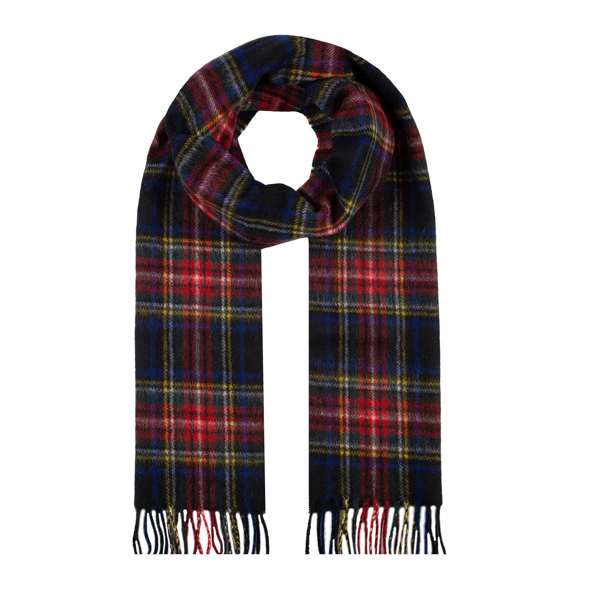 Heritage Tartan Check Cashmere Scarf with Tassels and Gift Box - Image 19