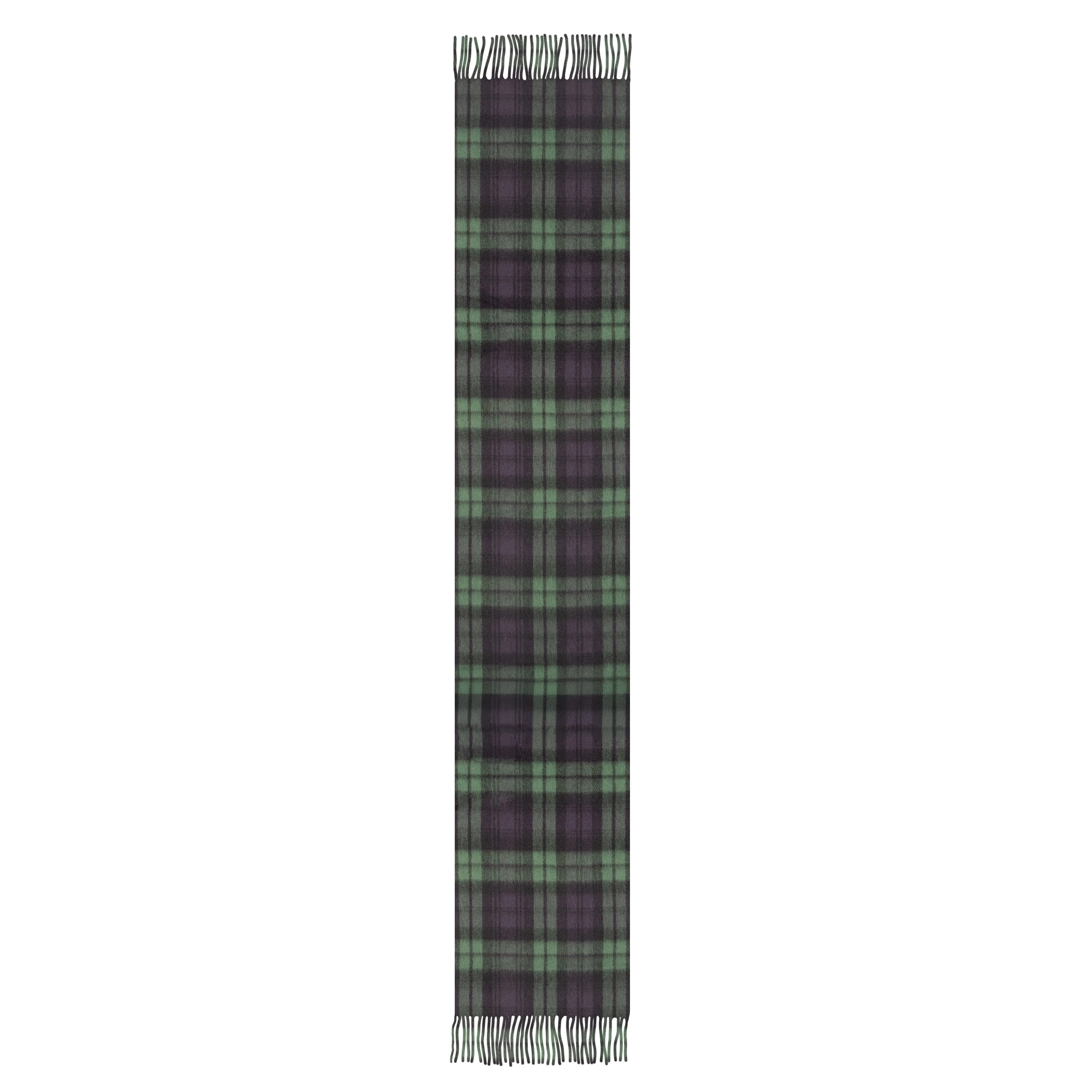 Heritage Tartan Check Cashmere Scarf with Tassels and Gift Box - Image 4
