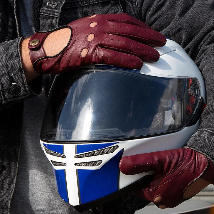 Men's Classic Leather Driving Gloves - Image 101