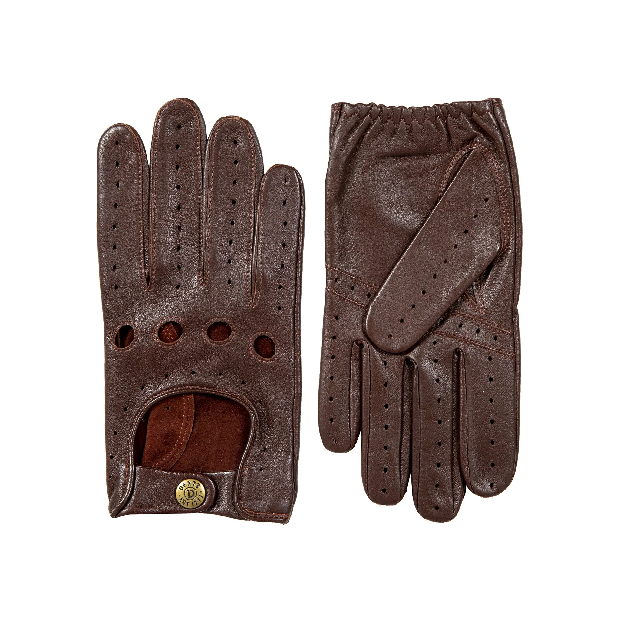Men's Classic Leather Driving Gloves - Image 49