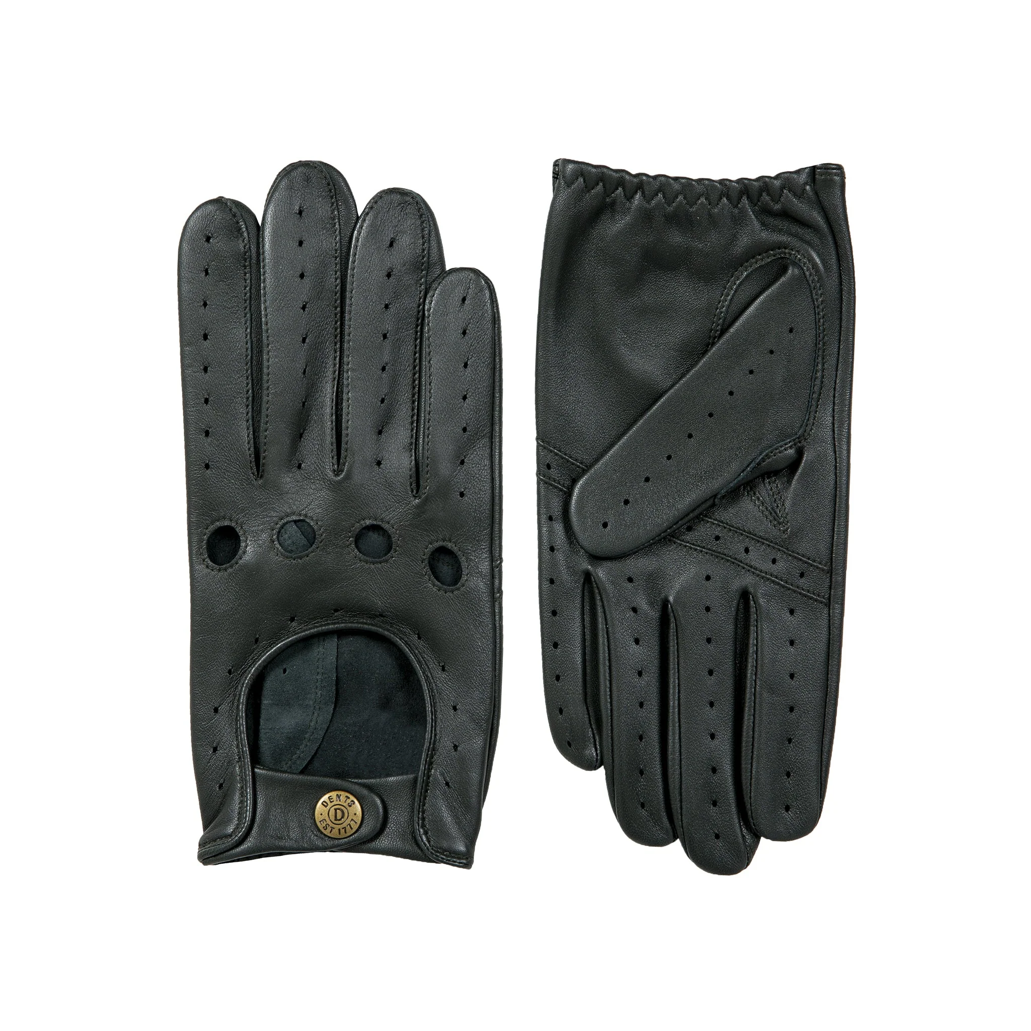 Men's Classic Leather Driving Gloves - Image 59