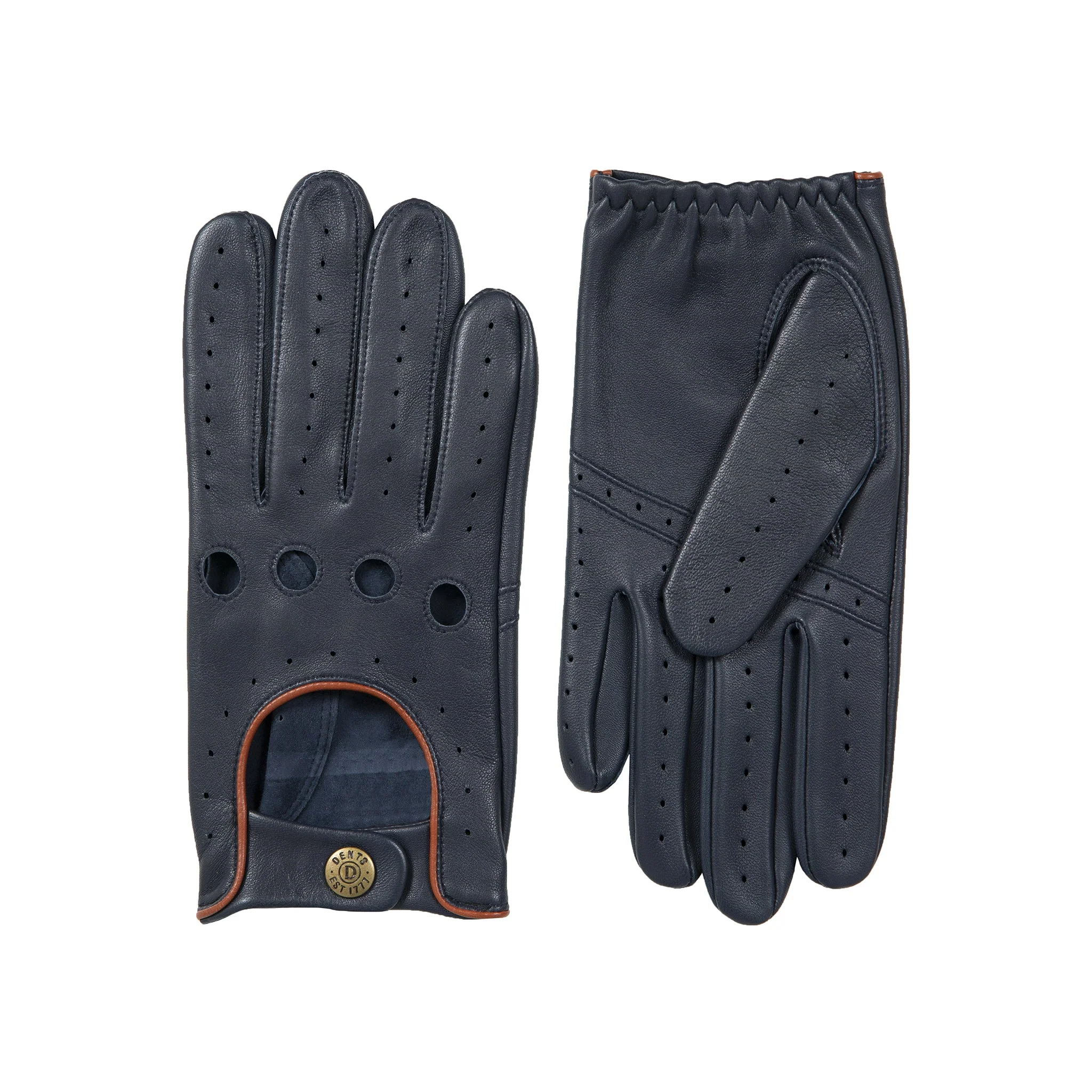 Men's Classic Leather Driving Gloves - Image 80