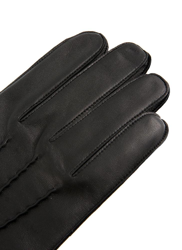 Men's Three-Point Lined Leather Gloves - Image 7