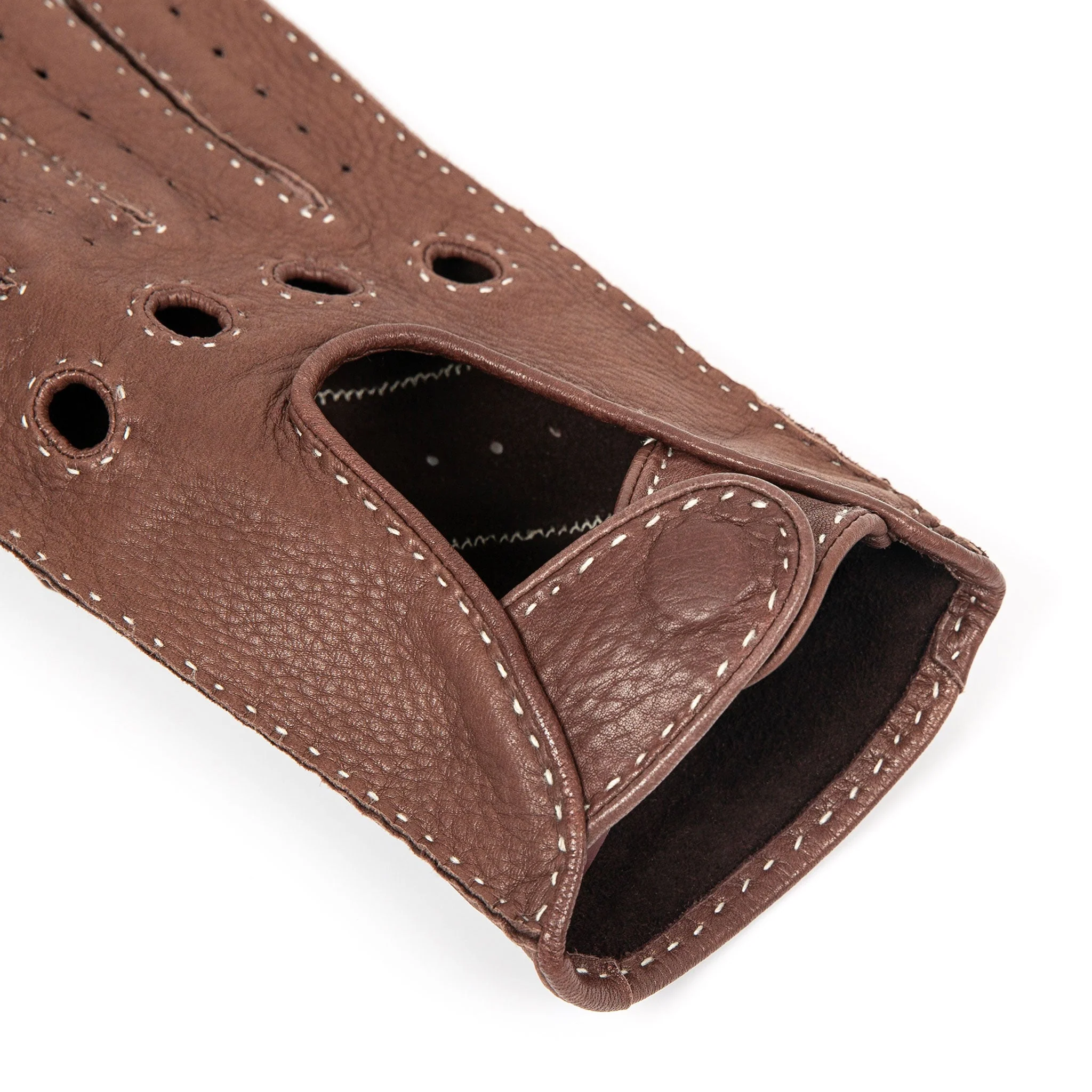 Men's Handsewn Deerskin Leather Driving Gloves - Image 20