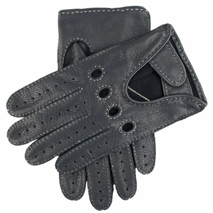 Men's Handsewn Deerskin Leather Driving Gloves - Image 22