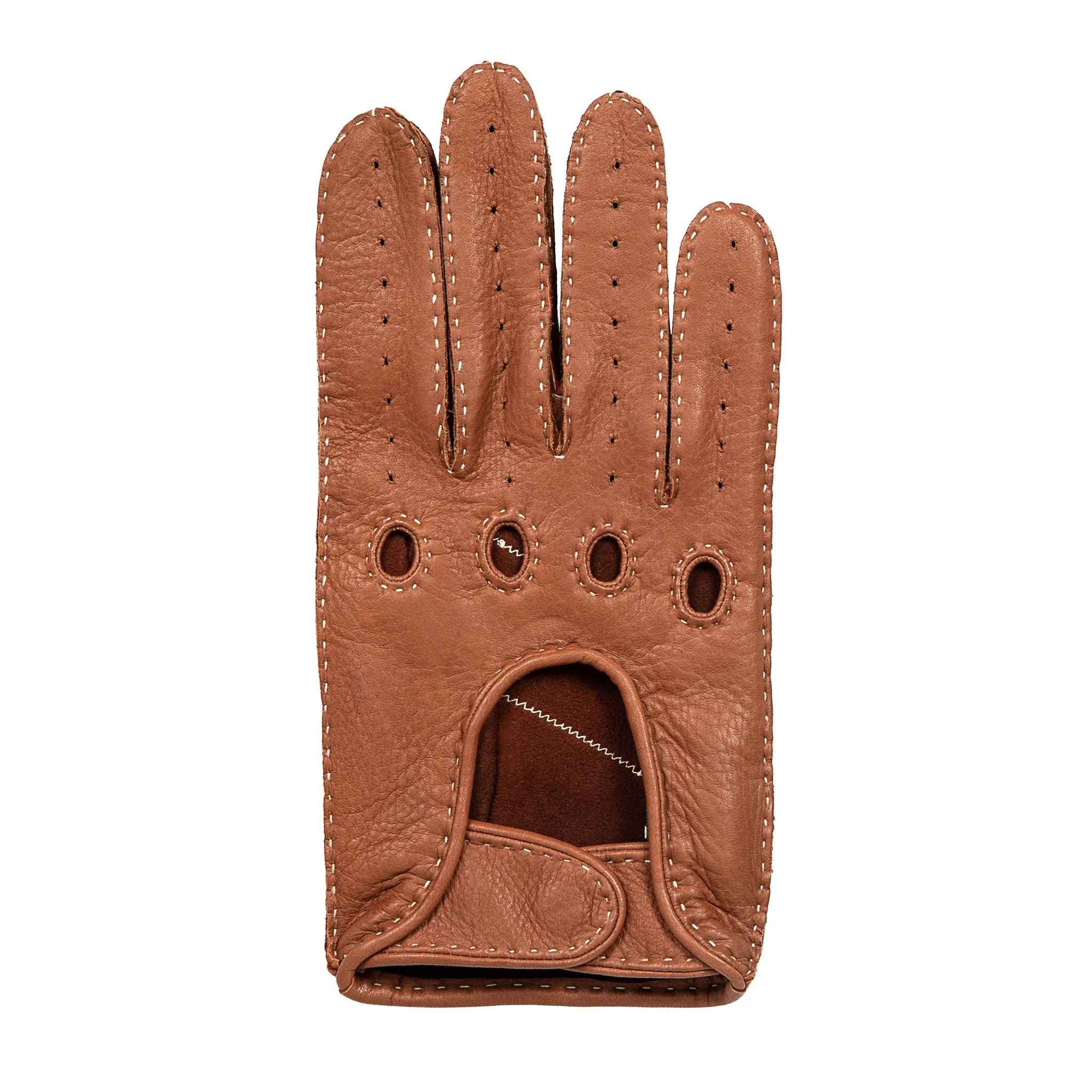 Men's Handsewn Deerskin Leather Driving Gloves - Image 45