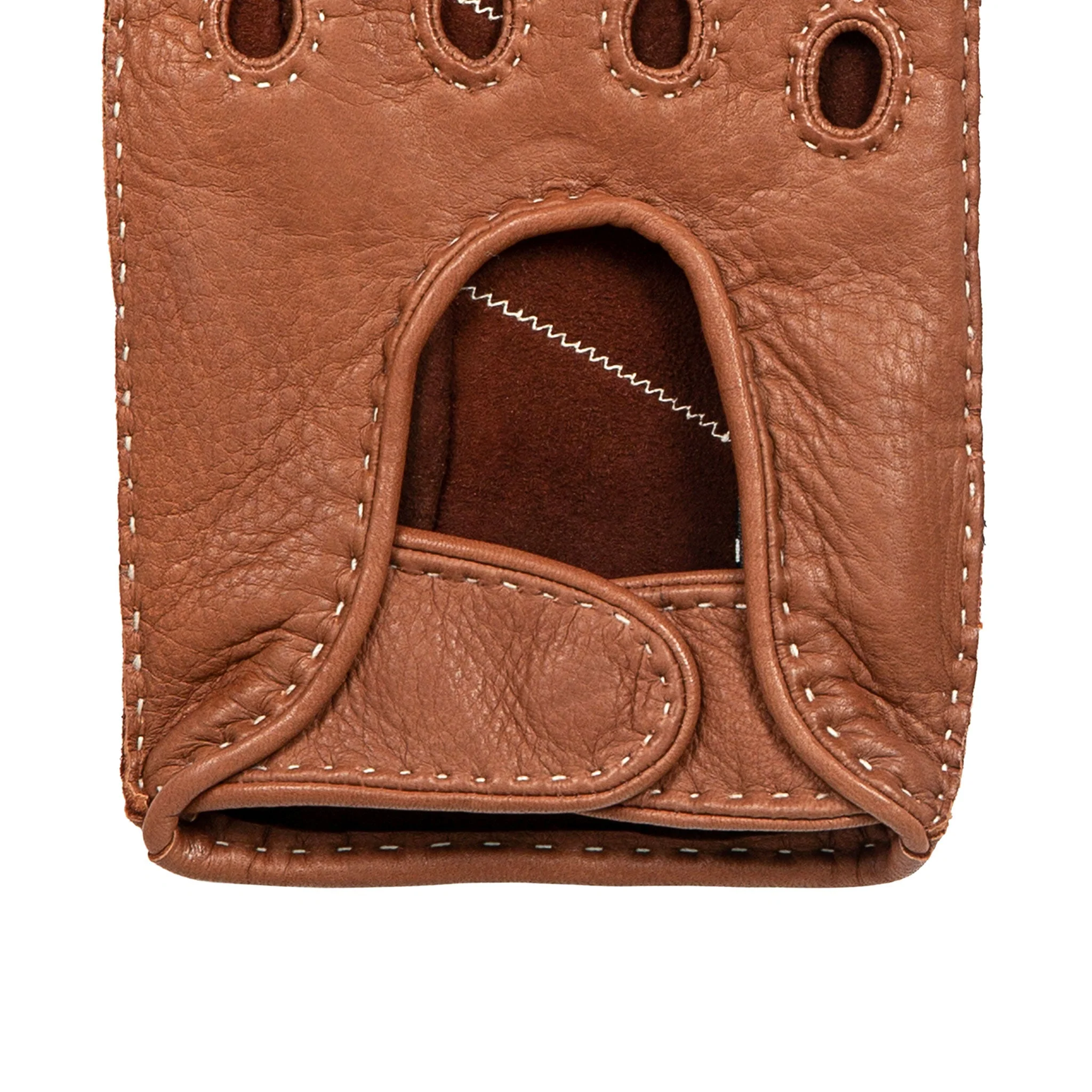 Men's Handsewn Deerskin Leather Driving Gloves - Image 46
