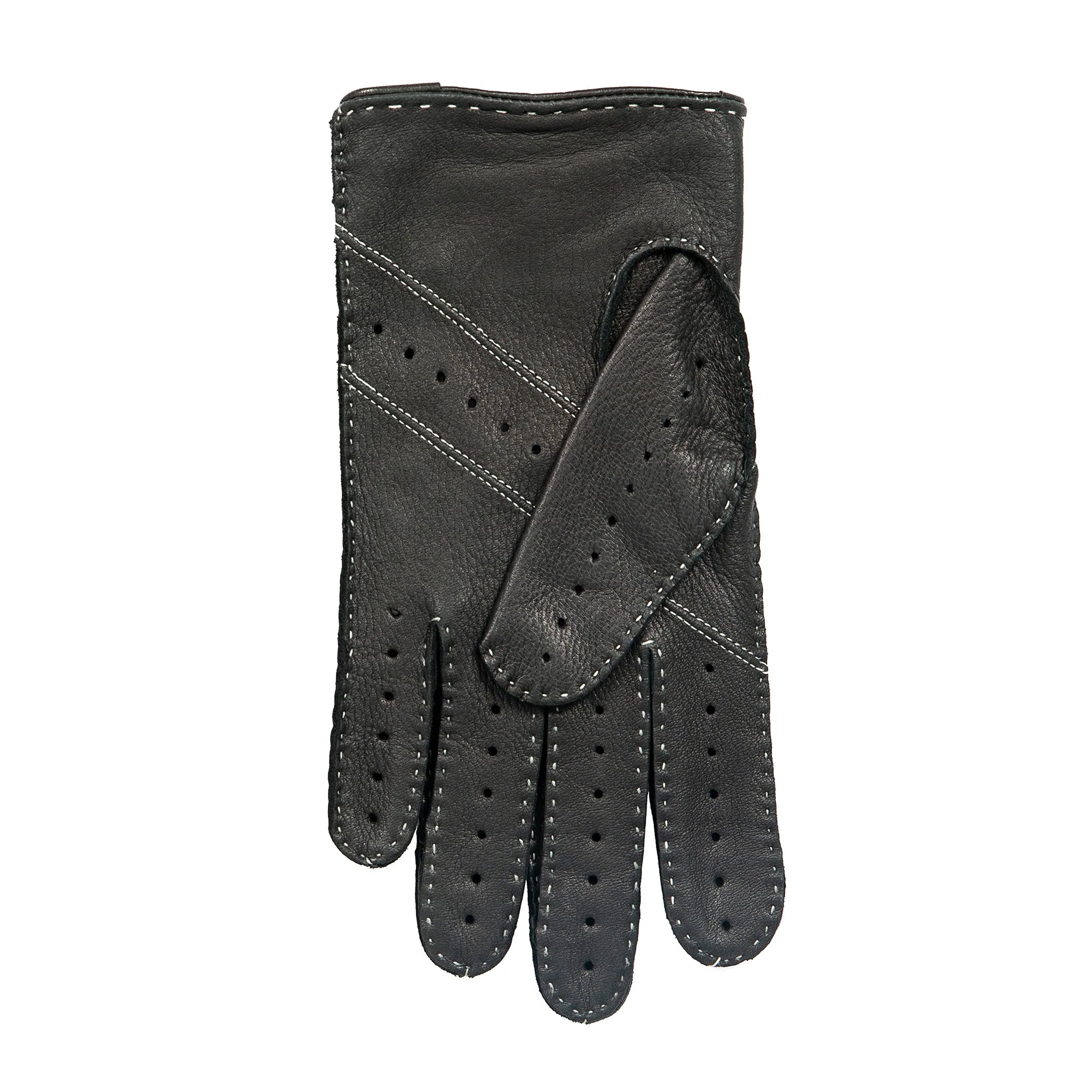 Men's Handsewn Deerskin Leather Driving Gloves - Image 5