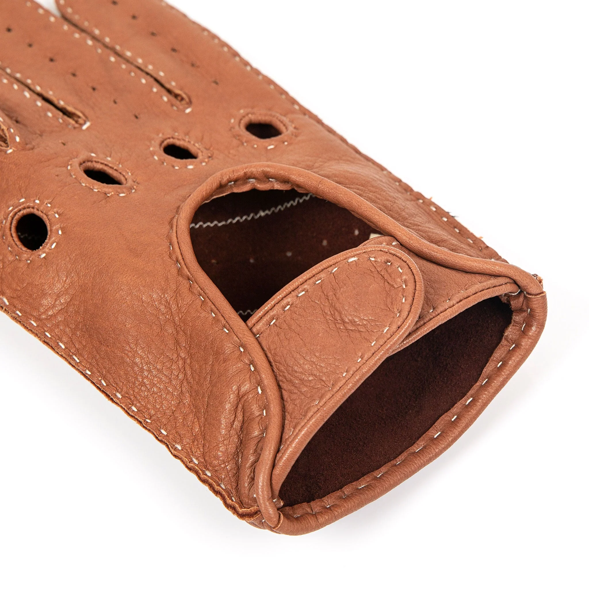 Men's Handsewn Deerskin Leather Driving Gloves - Image 51