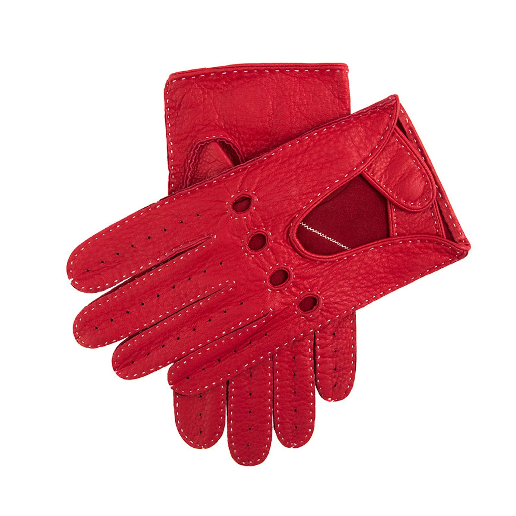 Men's Handsewn Deerskin Leather Driving Gloves - Image 53
