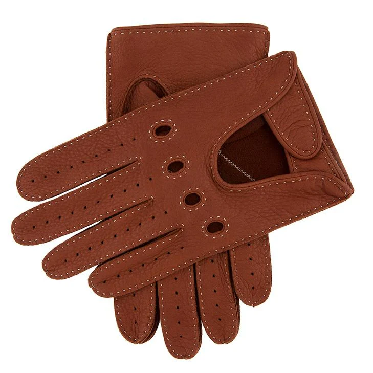 Men's Handsewn Deerskin Leather Driving Gloves - Image 63