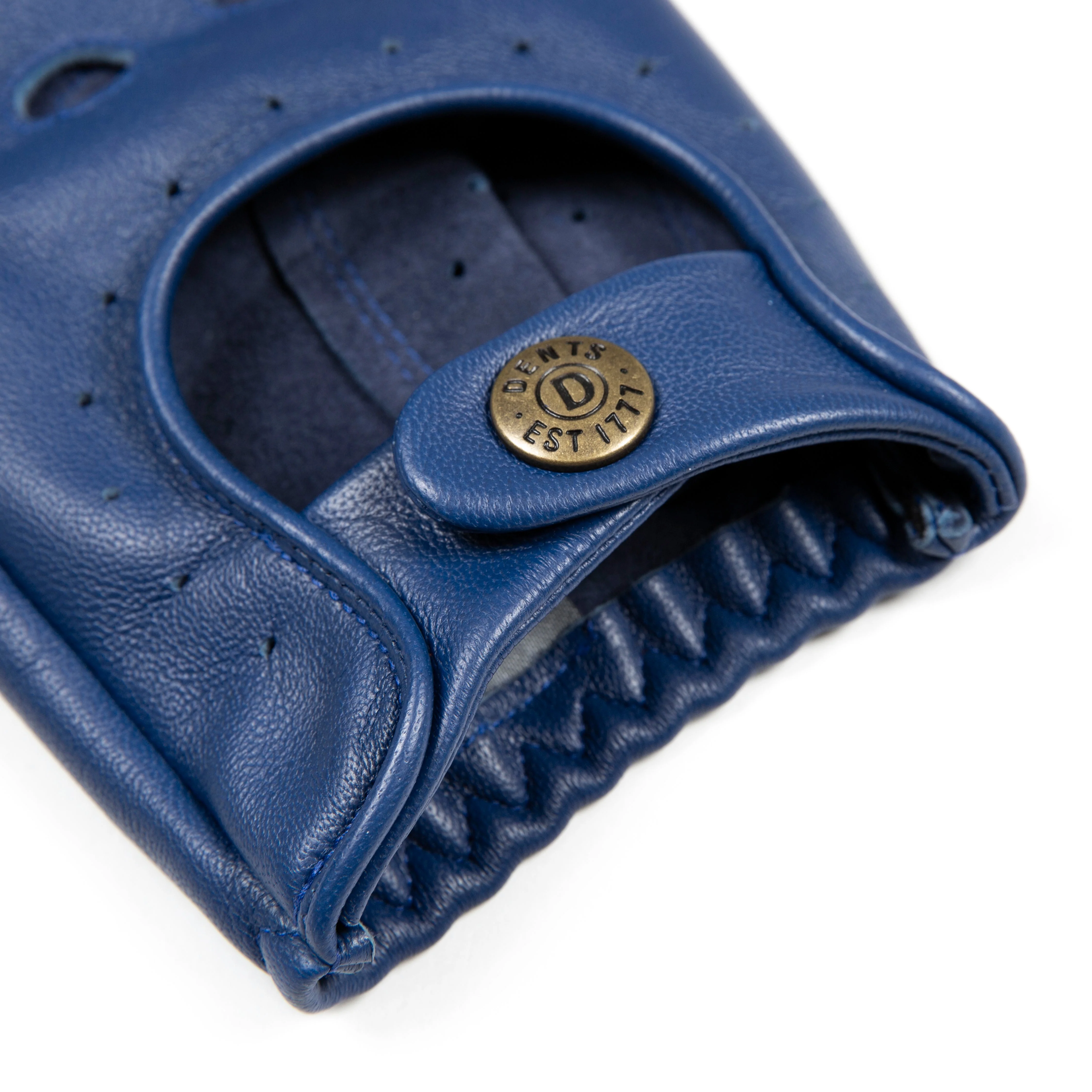 Men's Fingerless Leather Driving Gloves - Image 12
