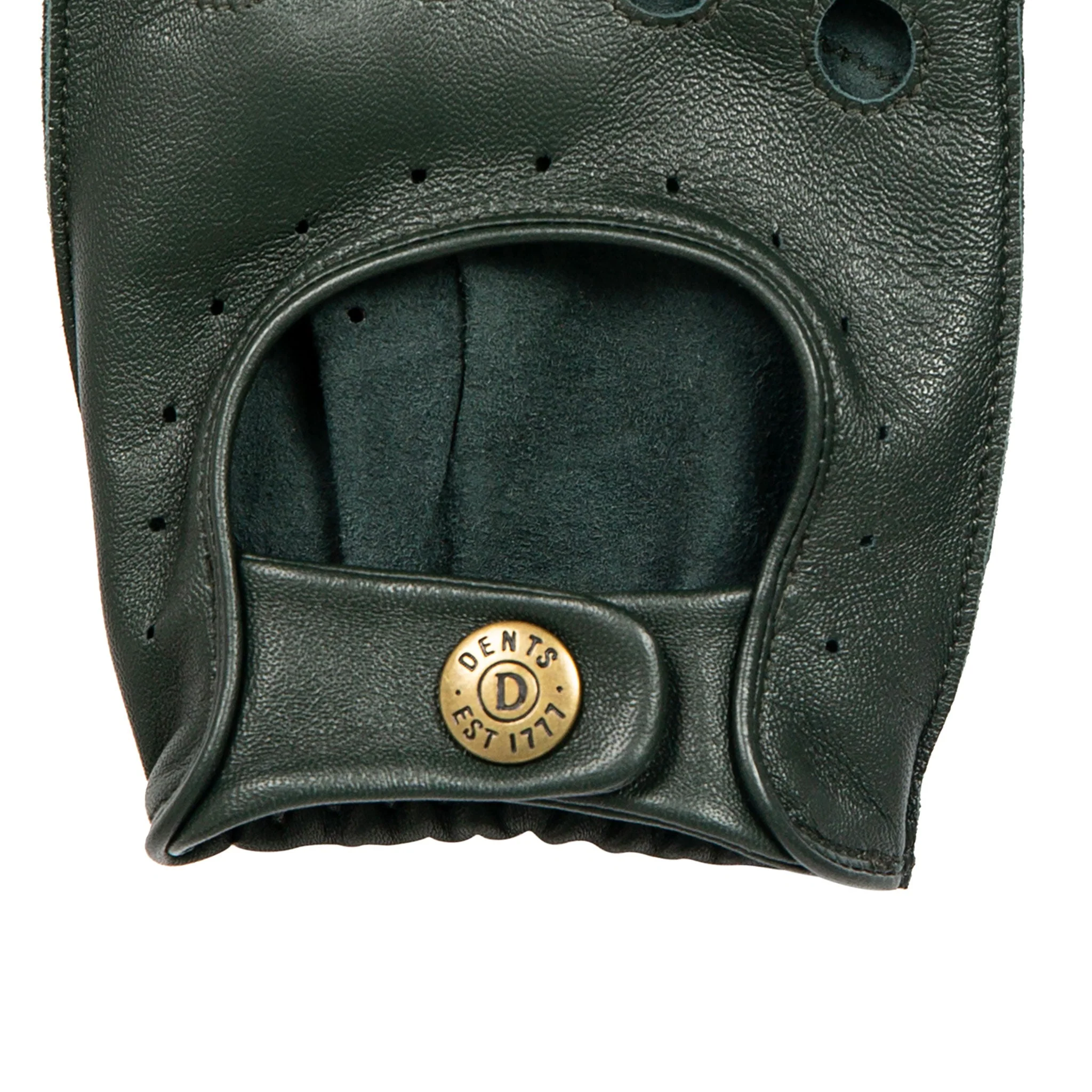 Men's Fingerless Leather Driving Gloves - Image 21