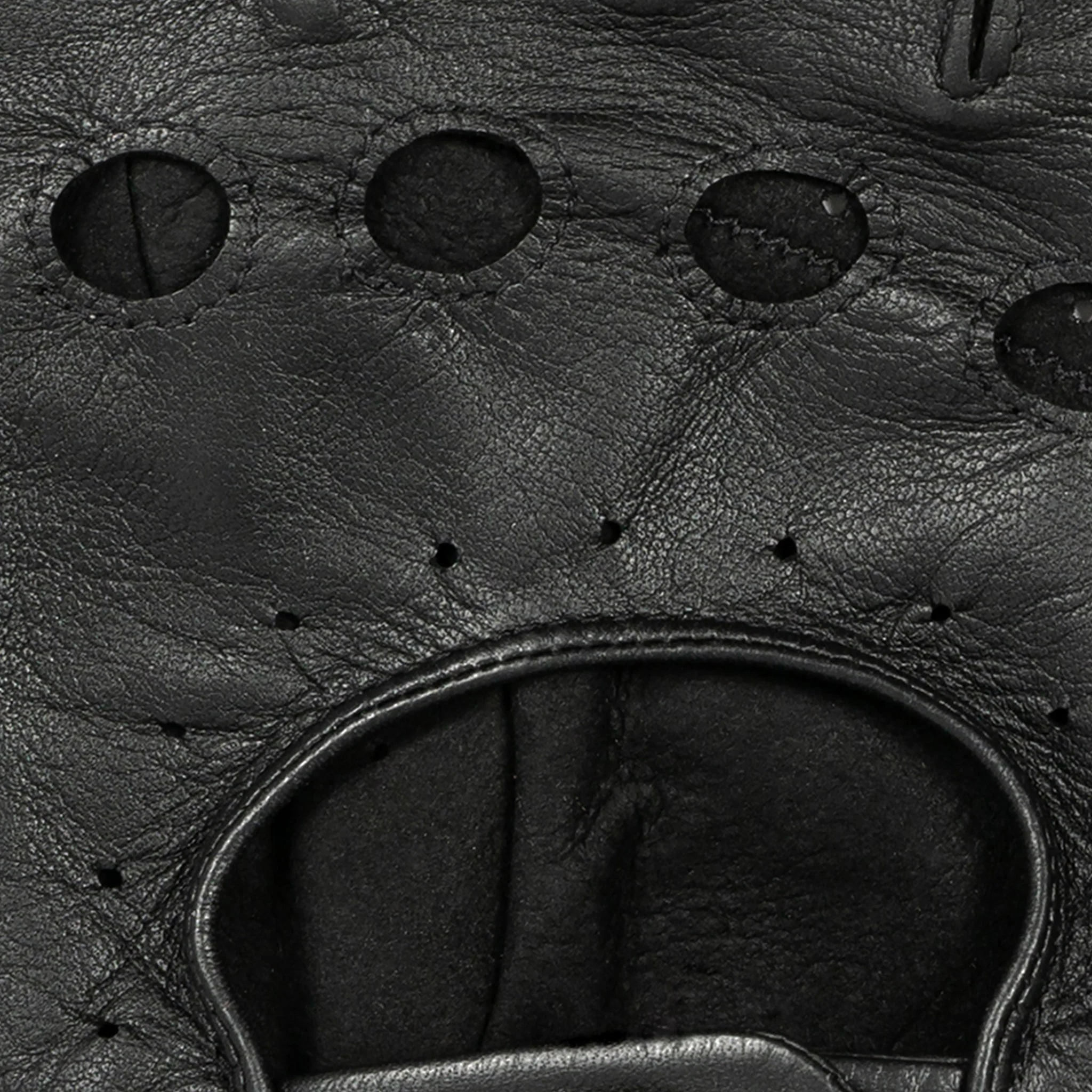 Men's Fingerless Leather Driving Gloves - Image 47