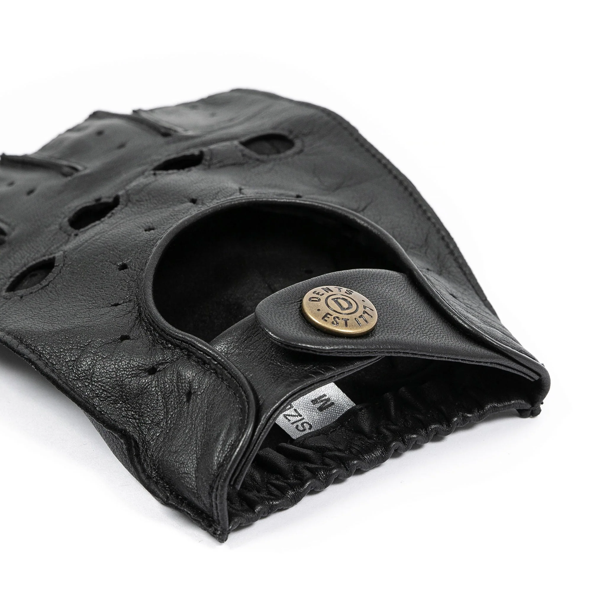 Men's Fingerless Leather Driving Gloves - Image 48