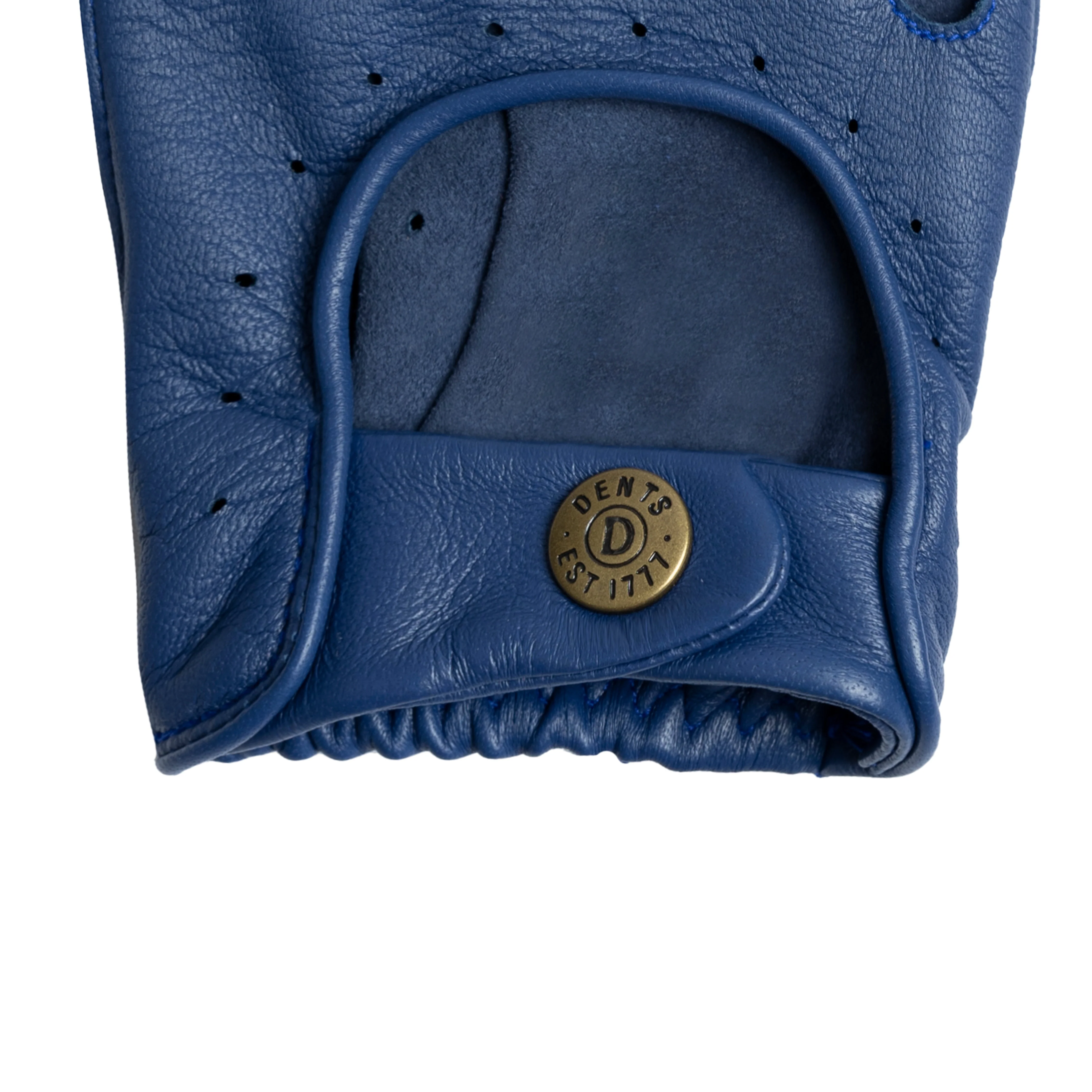 Men's Fingerless Leather Driving Gloves - Image 8
