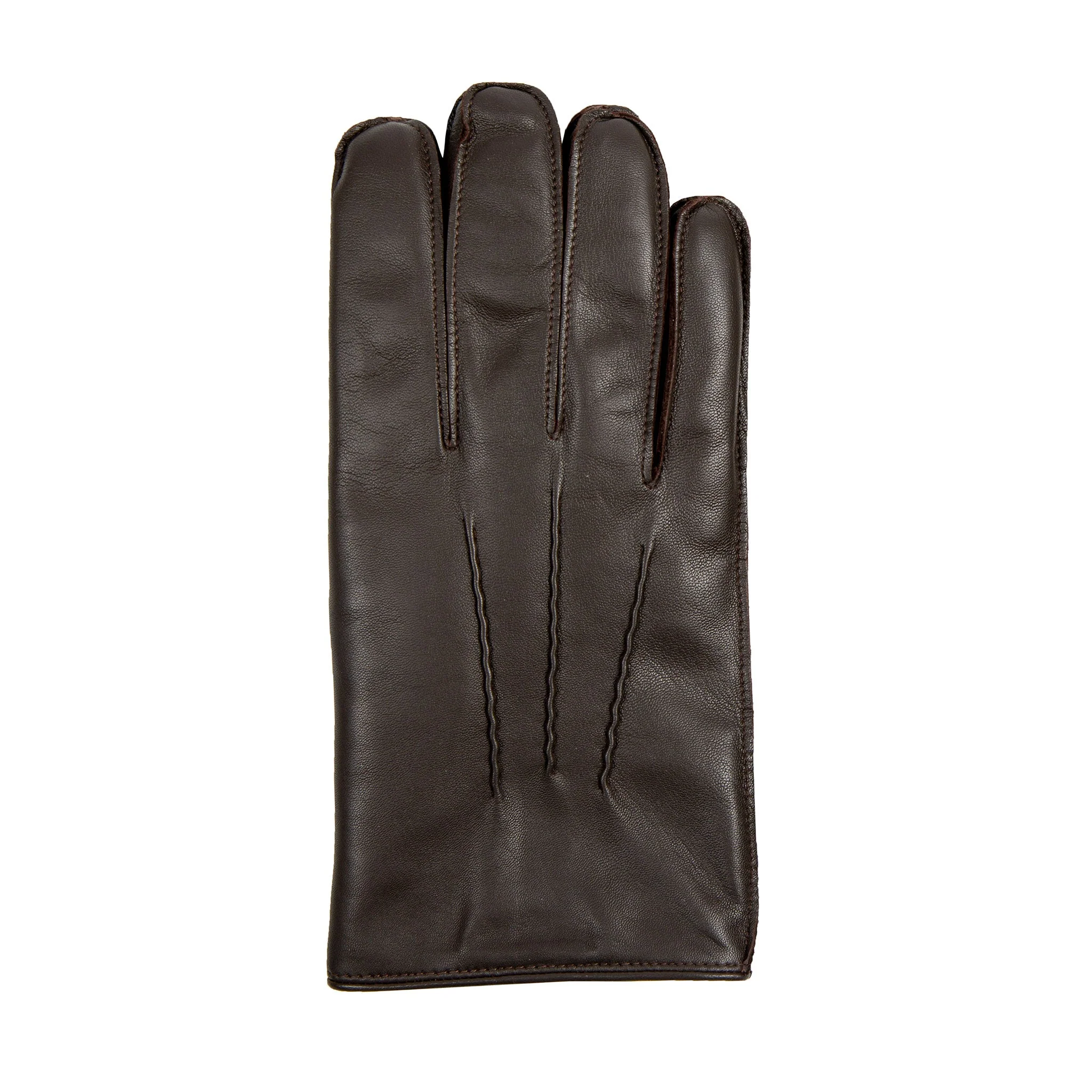 Men's Heritage Three-Point Fur-Lined Leather Gloves - Image 6