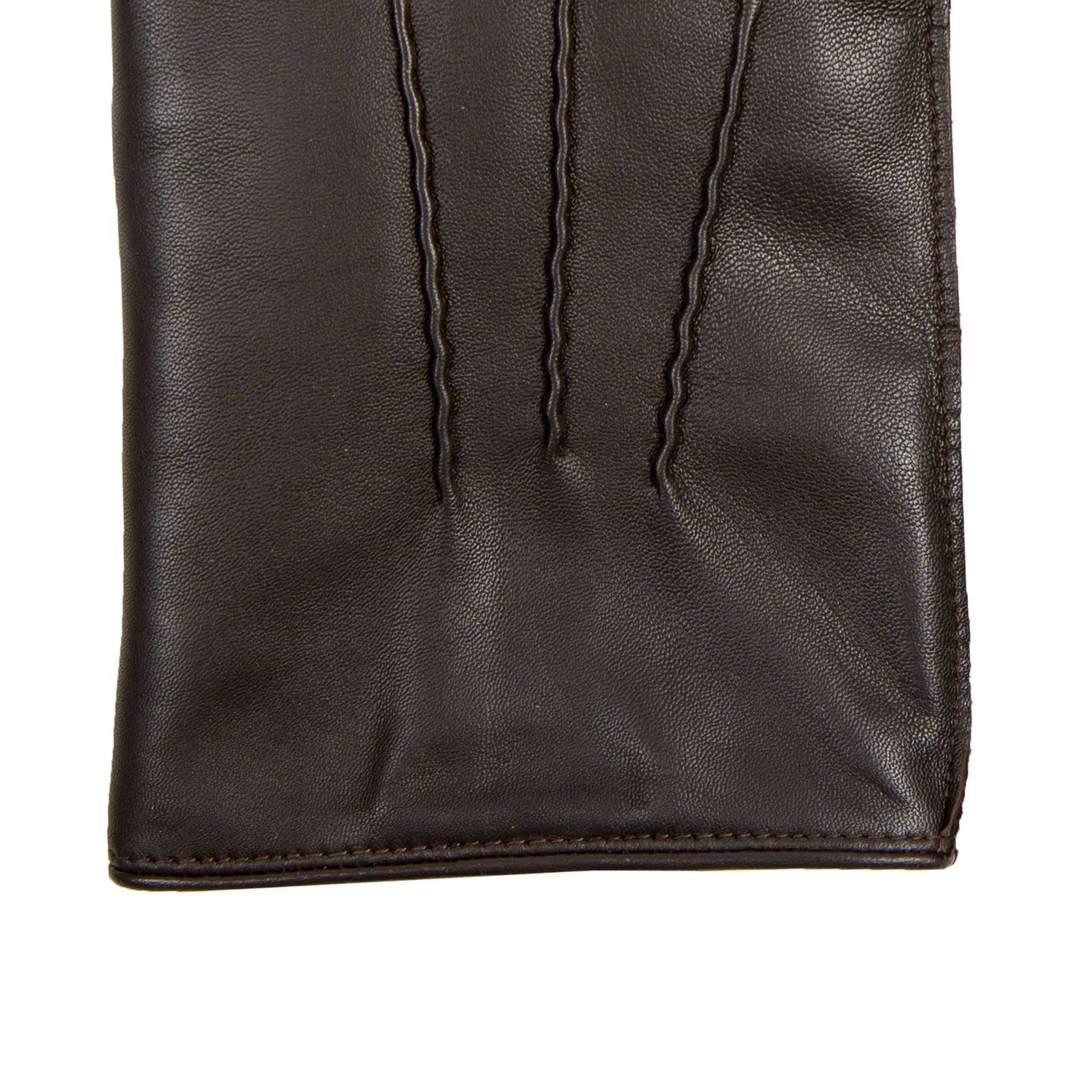 Men's Heritage Three-Point Fur-Lined Leather Gloves - Image 7