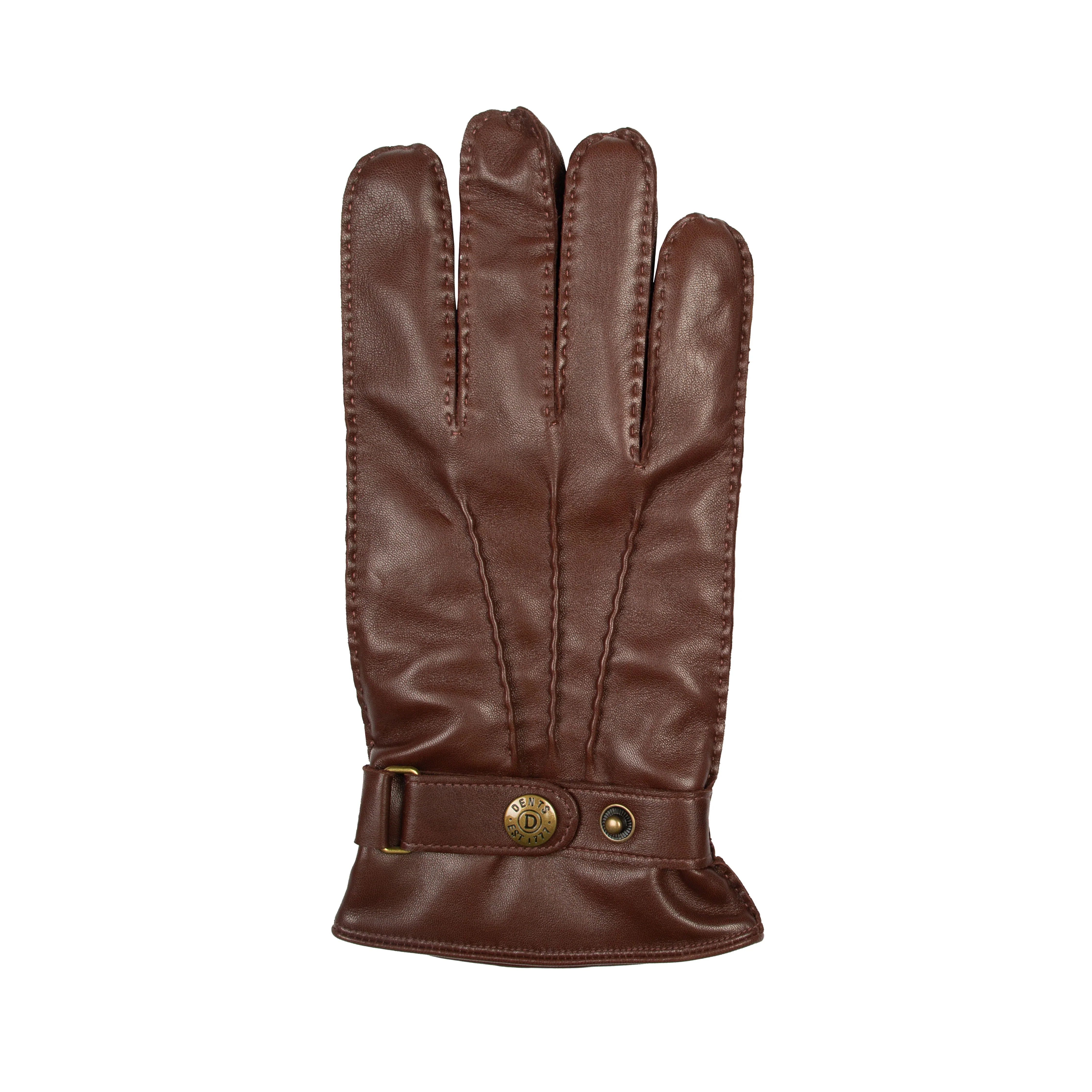 Men's Handsewn Three-Point Wool and Cashmere Blend-Lined Leather Gloves - Image 17