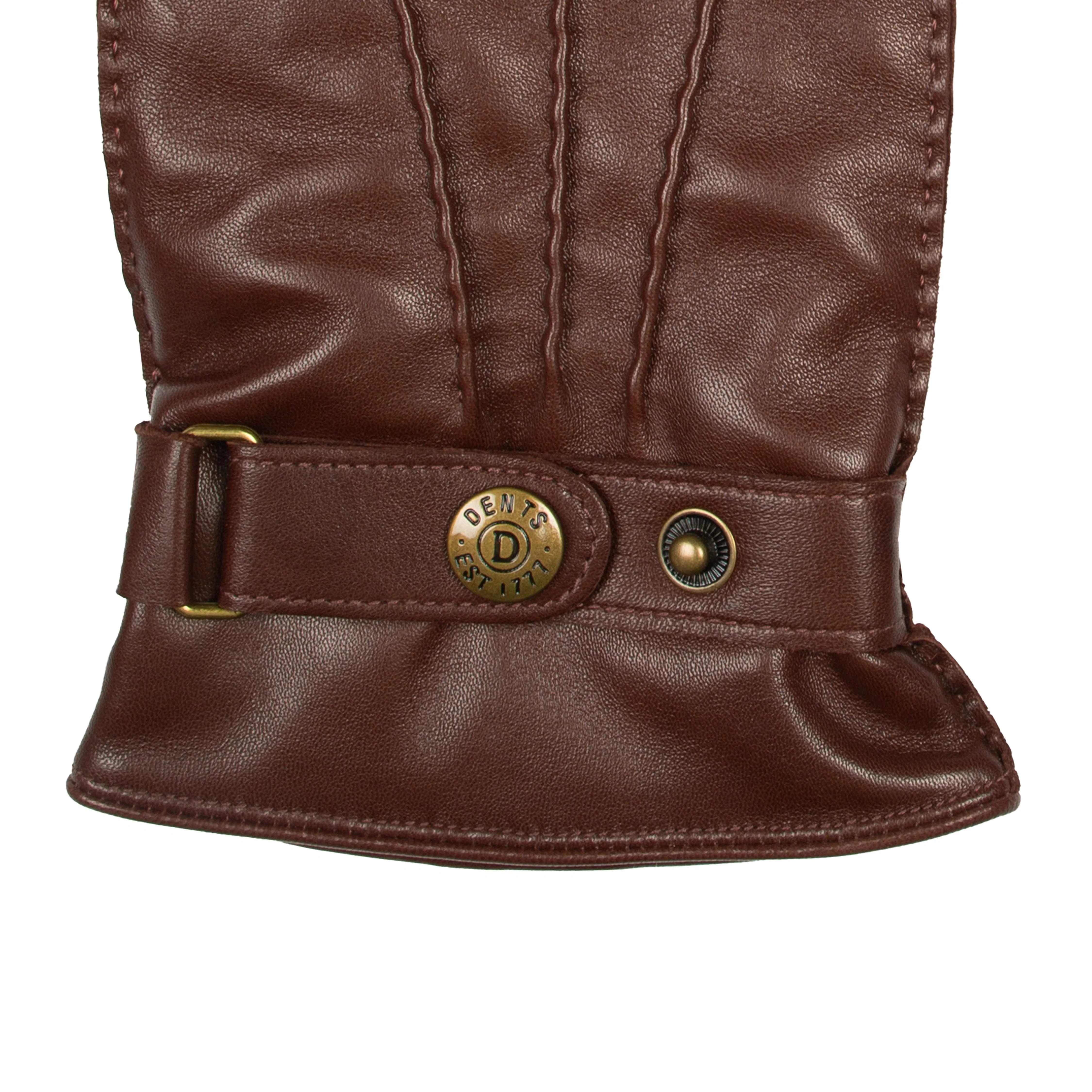 Men's Handsewn Three-Point Wool and Cashmere Blend-Lined Leather Gloves - Image 18