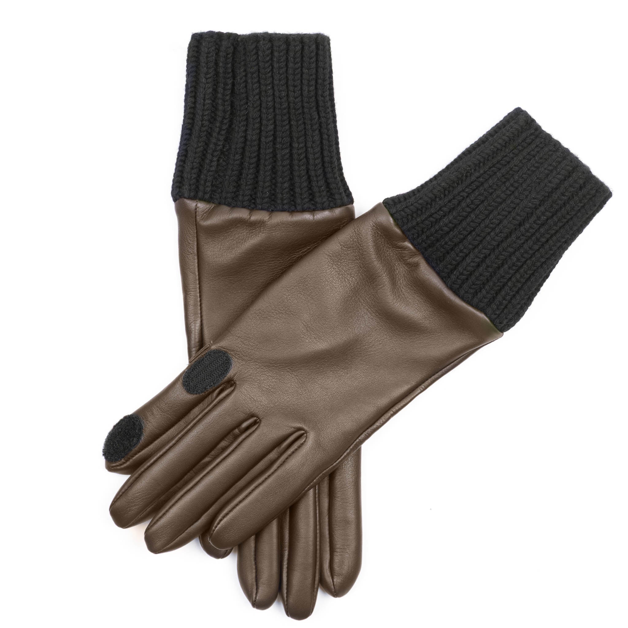 Men's Heritage Water-Resistant Silk-Lined Right Hand Leather Shooting Gloves with Cashmere Cuffs - Image 2