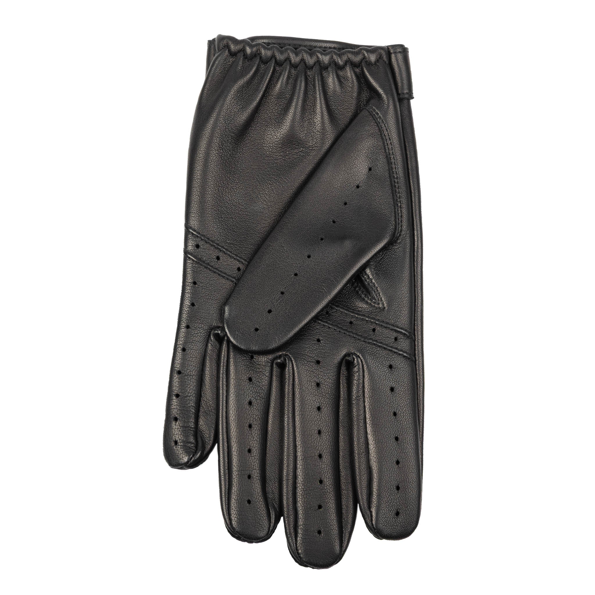 Men's Heritage Water-Resistant Three-Point Leather Driving Gloves - Image 5
