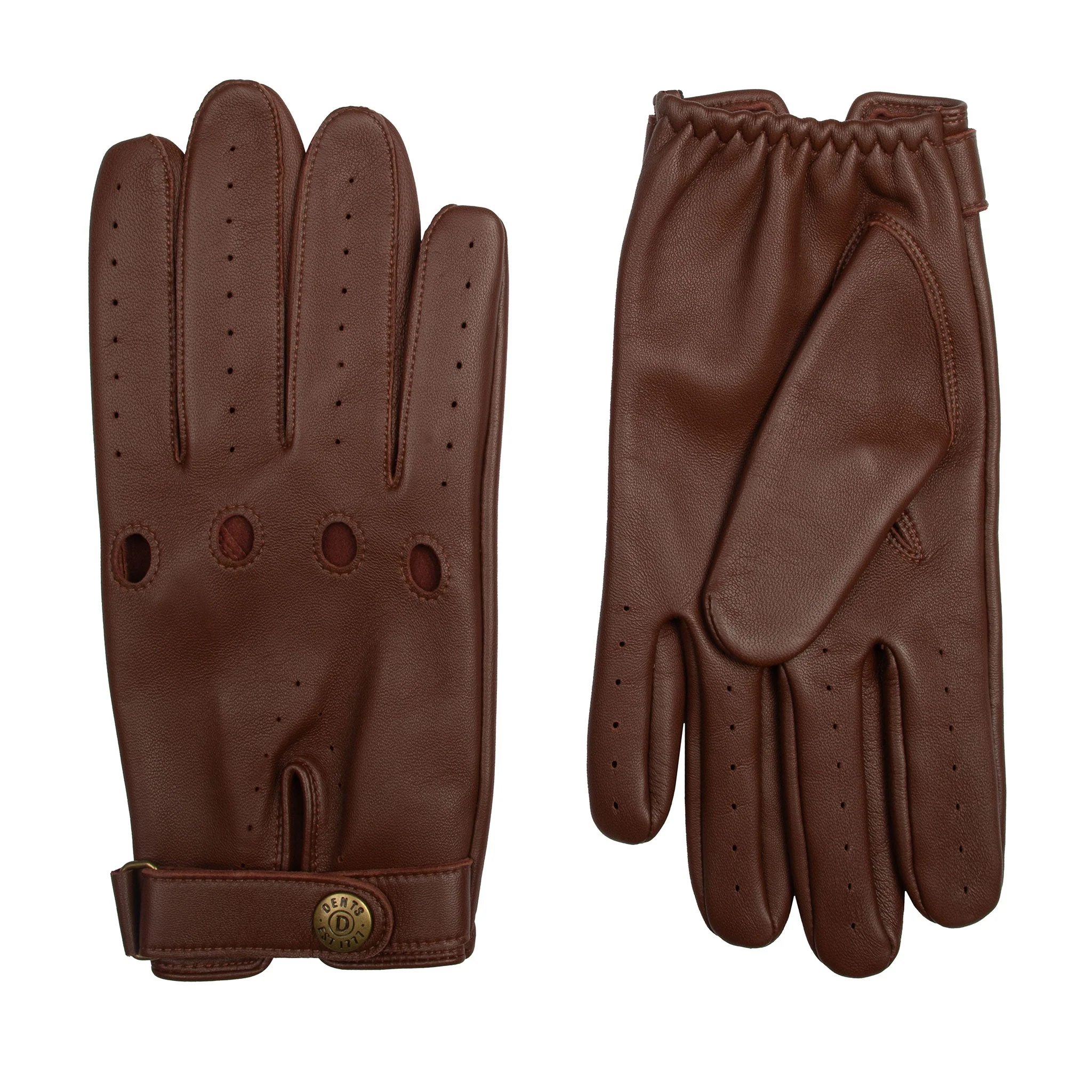 Men's Leather Driving Gloves - Image 14