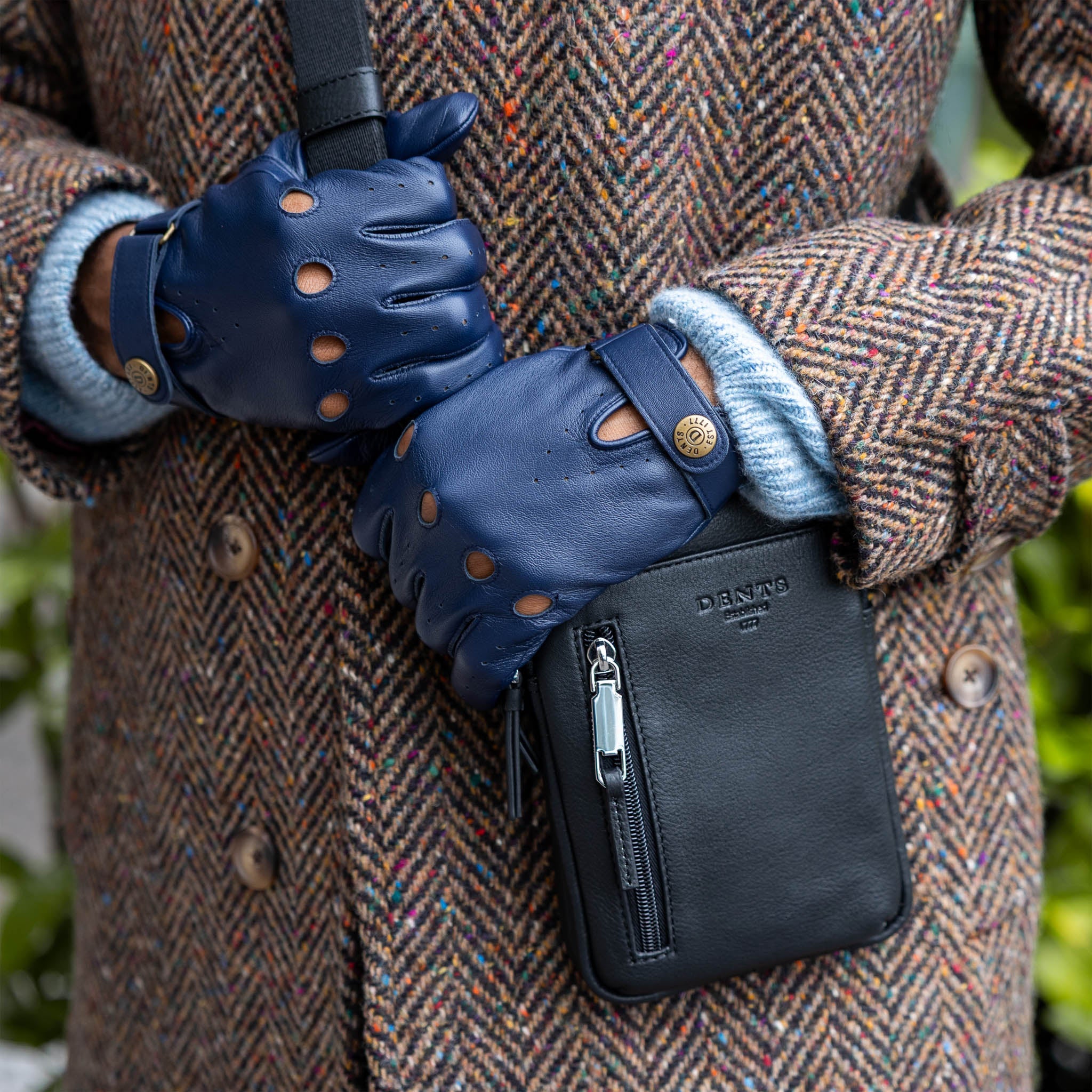 Men's Leather Driving Gloves - Image 3