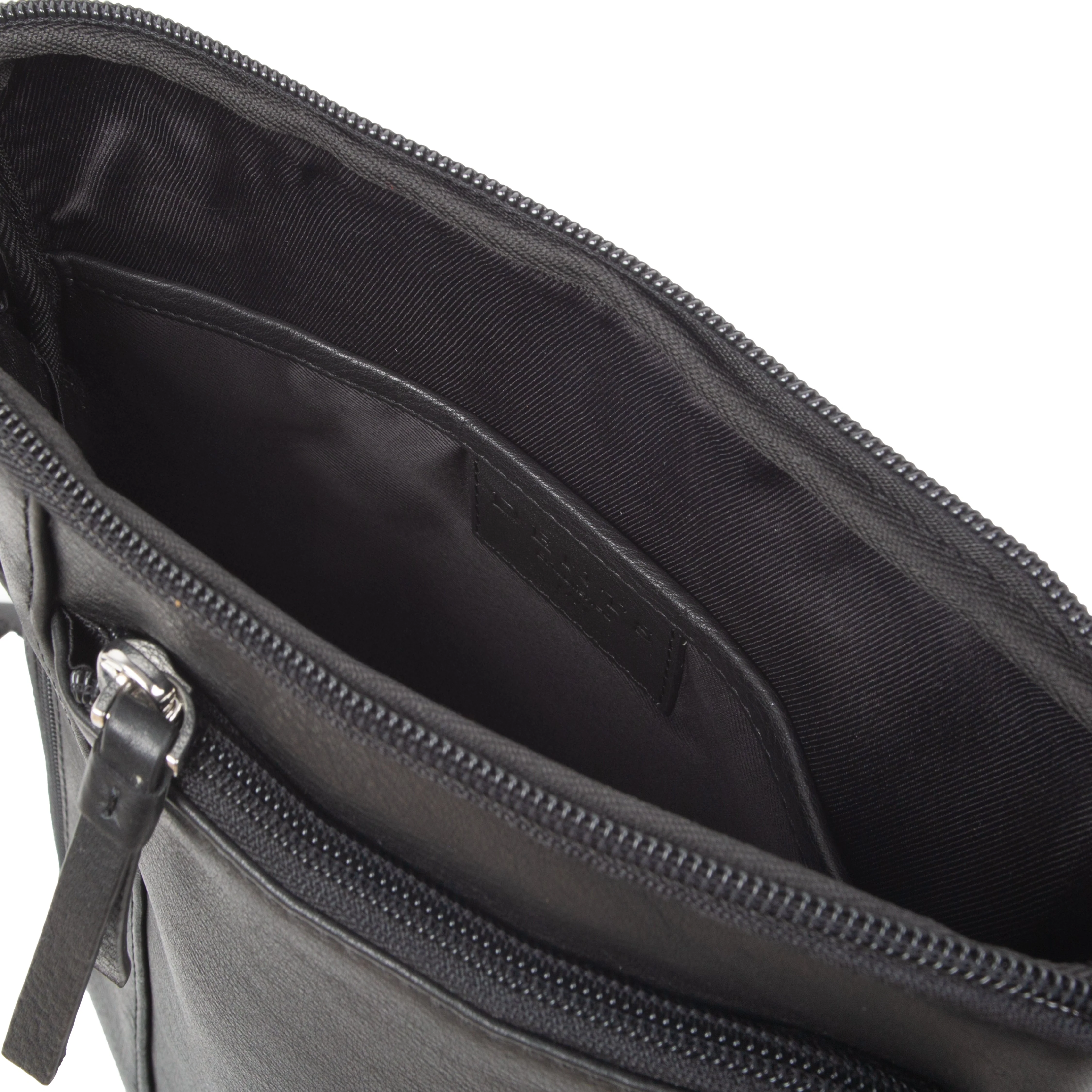 Men's Medium Pebble Grain Leather Crossbody Bag - Image 8