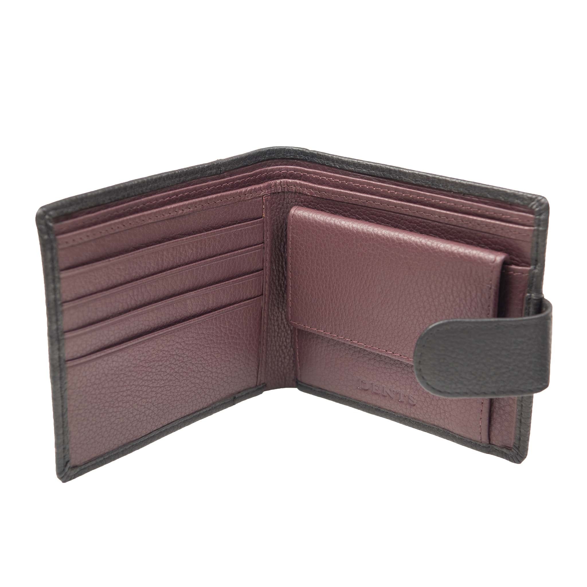 Men's Pebble Grain Leather Bifold Wallet with RFID Blocking and Coin Purse - Image 14