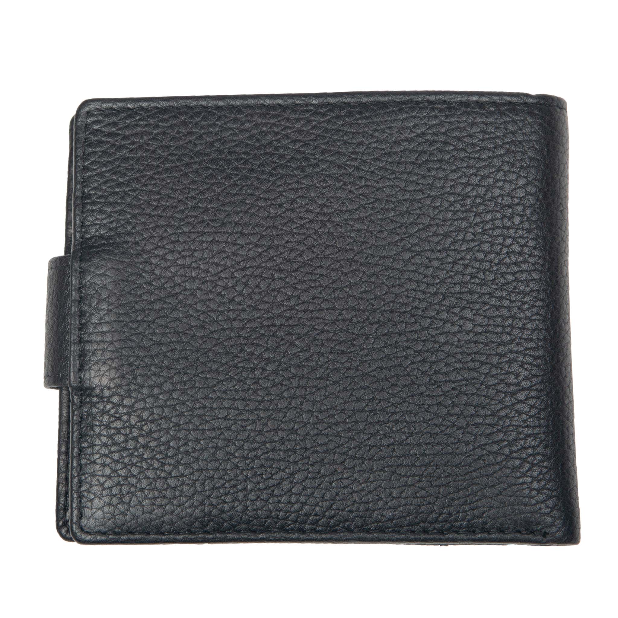 Men's Pebble Grain Leather Bifold Wallet with RFID Blocking and Coin Purse - Image 17