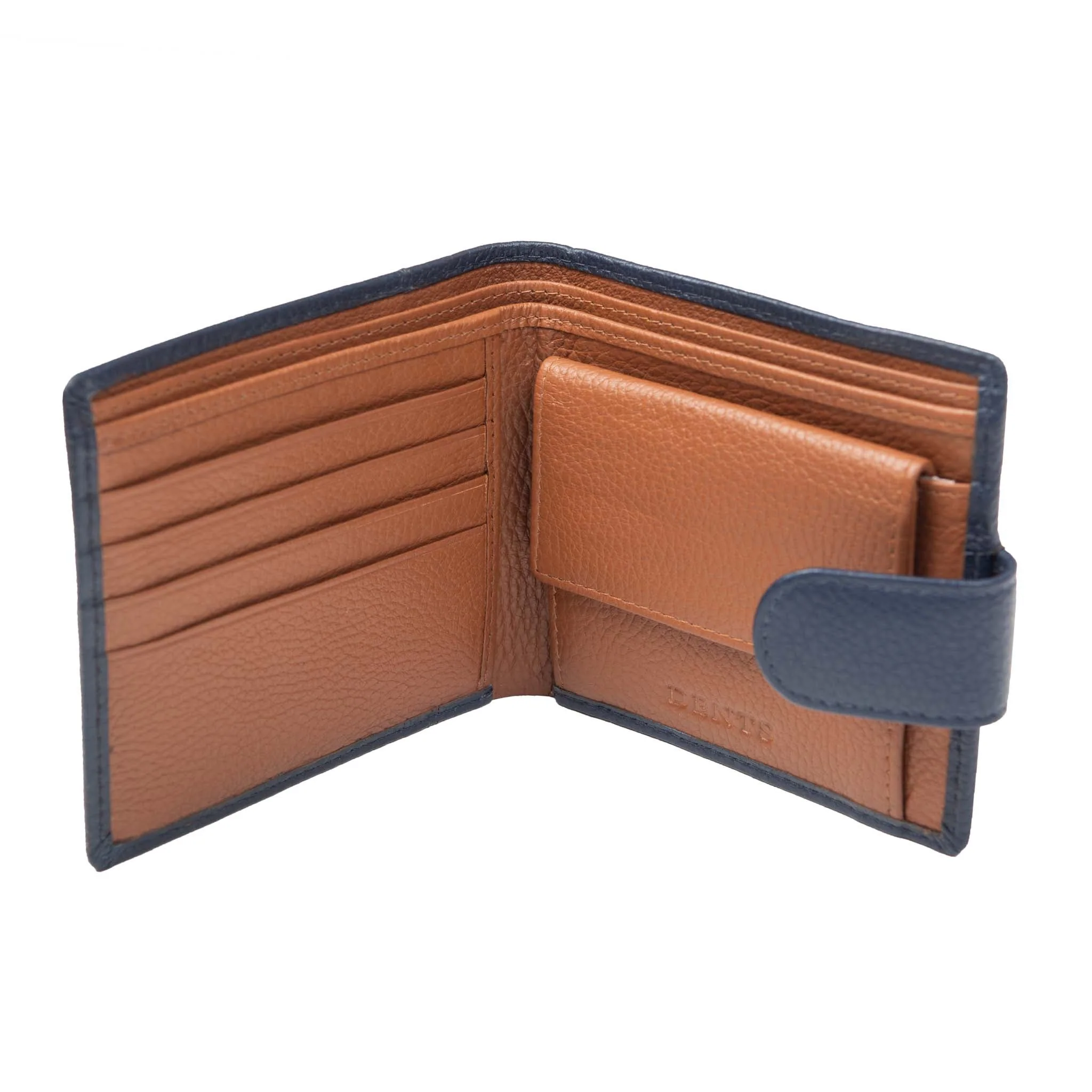 Men's Pebble Grain Leather Bifold Wallet with RFID Blocking and Coin Purse - Image 2