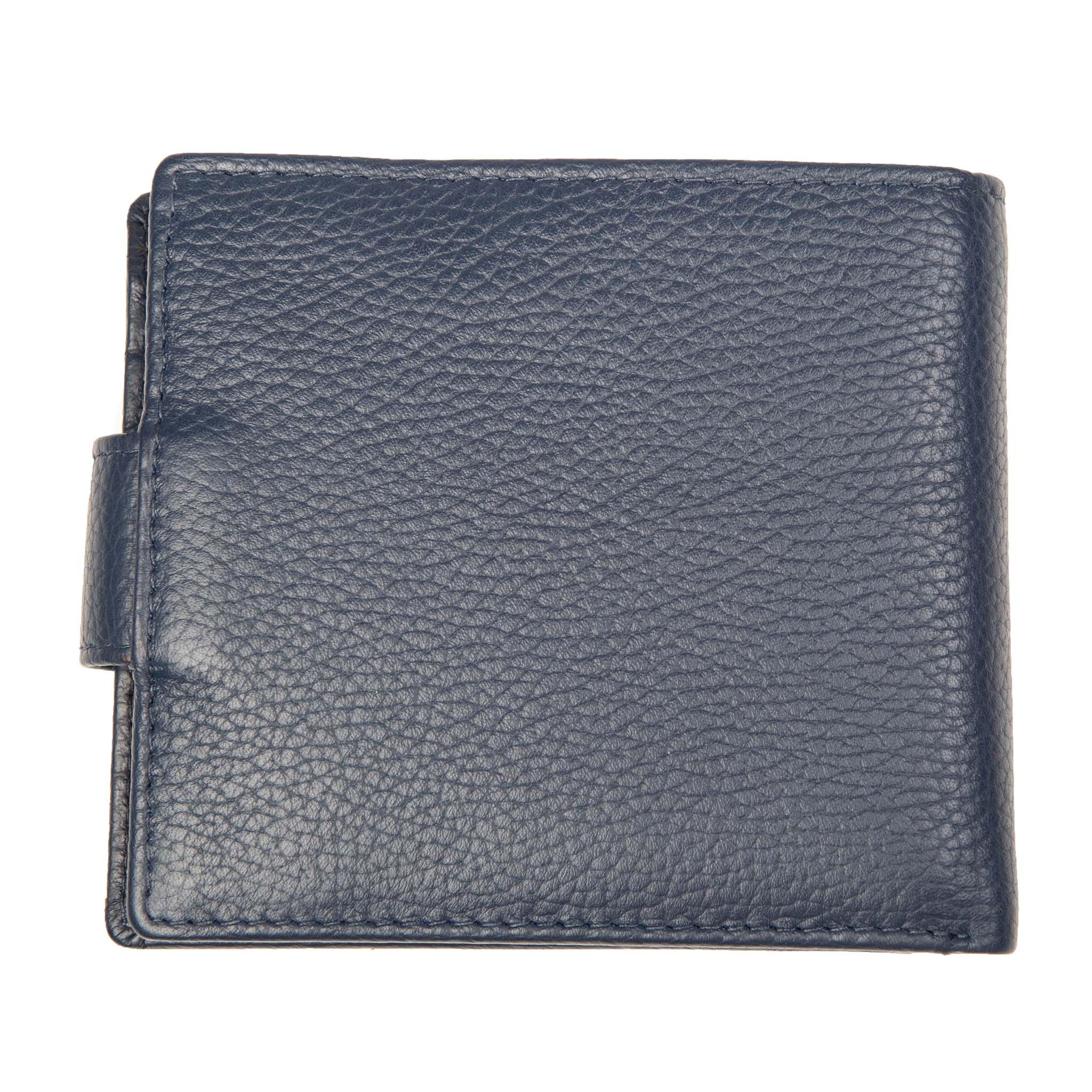 Men's Pebble Grain Leather Bifold Wallet with RFID Blocking and Coin Purse - Image 5
