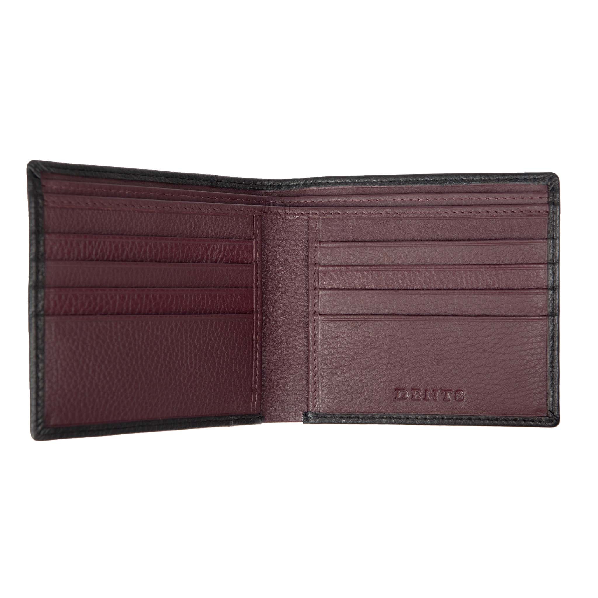 Men's Slim Pebble Grain Leather Bifold Wallet with RFID Blocking - Image 14