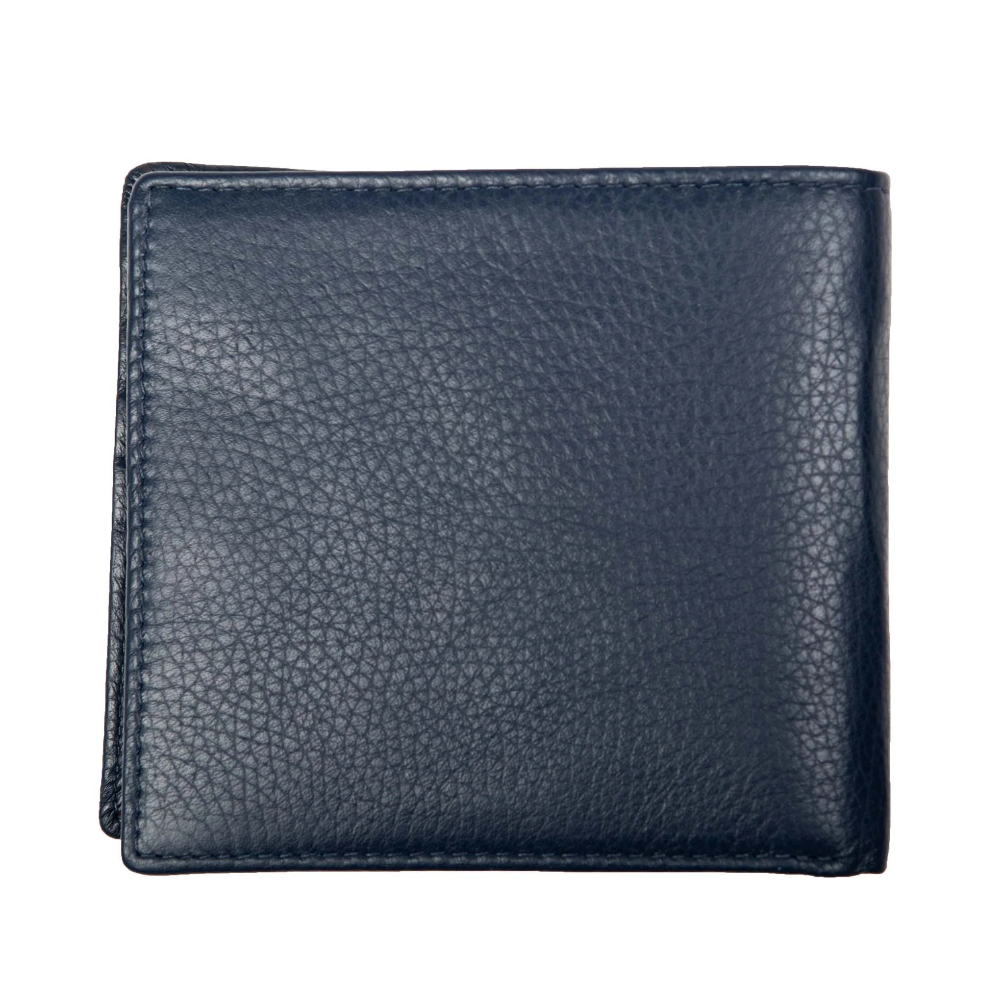 Men's Slim Pebble Grain Leather Bifold Wallet with RFID Blocking - Image 5
