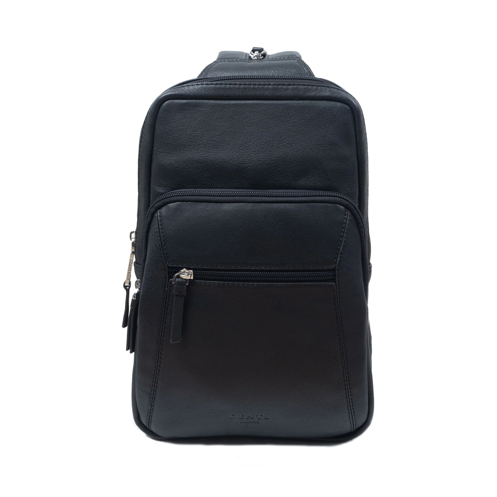 Men's Small Pebble Grain Leather Backpack - Image 11