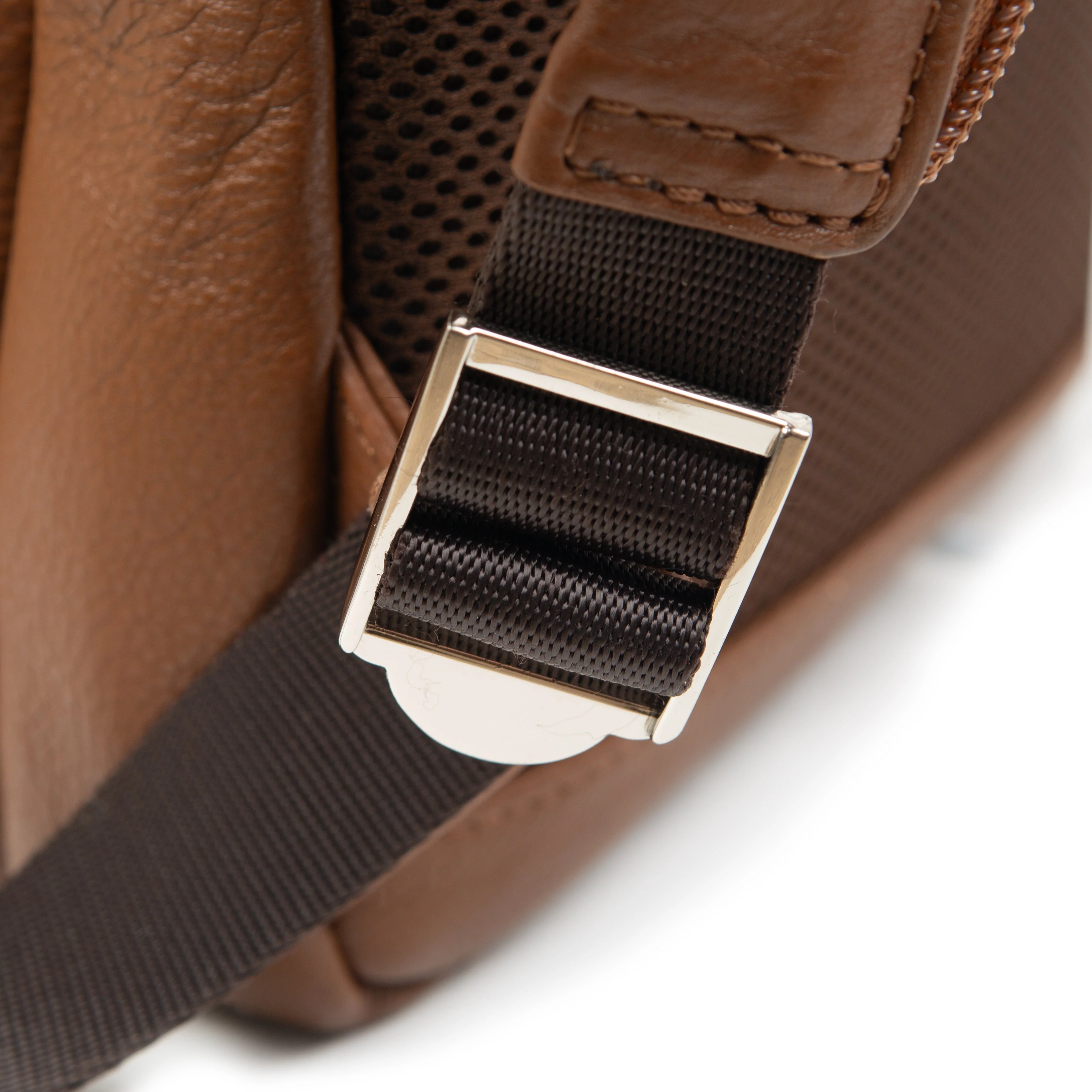 Men's Small Pebble Grain Leather Backpack - Image 7