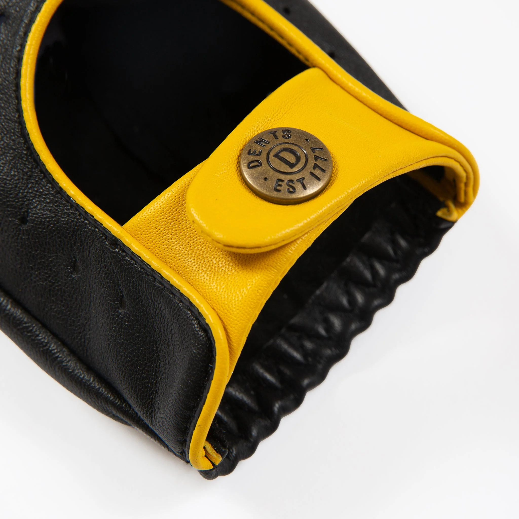 Men’s Touchscreen Three-Colour Leather Driving Gloves - Image 11