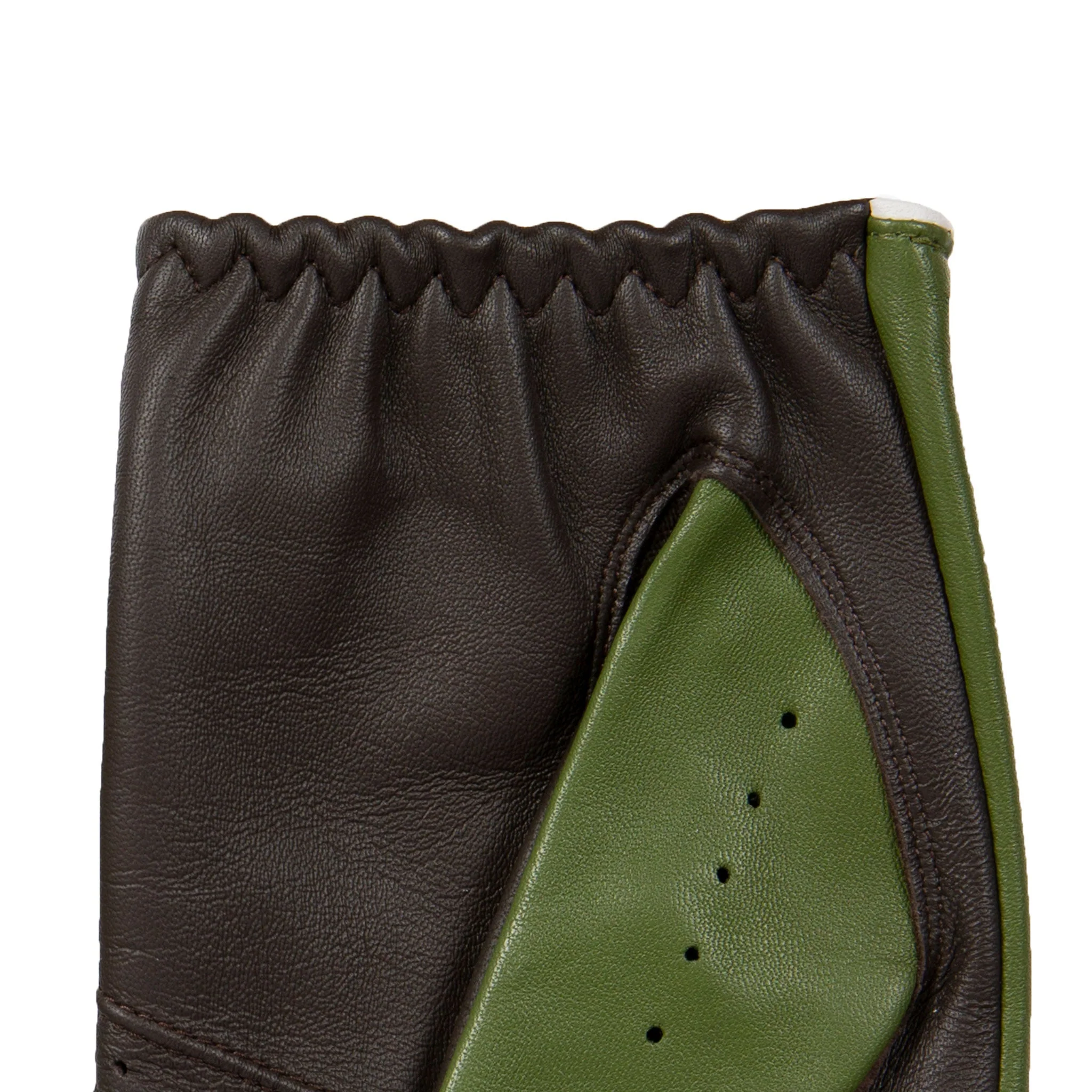 Men’s Touchscreen Three-Colour Leather Driving Gloves - Image 23