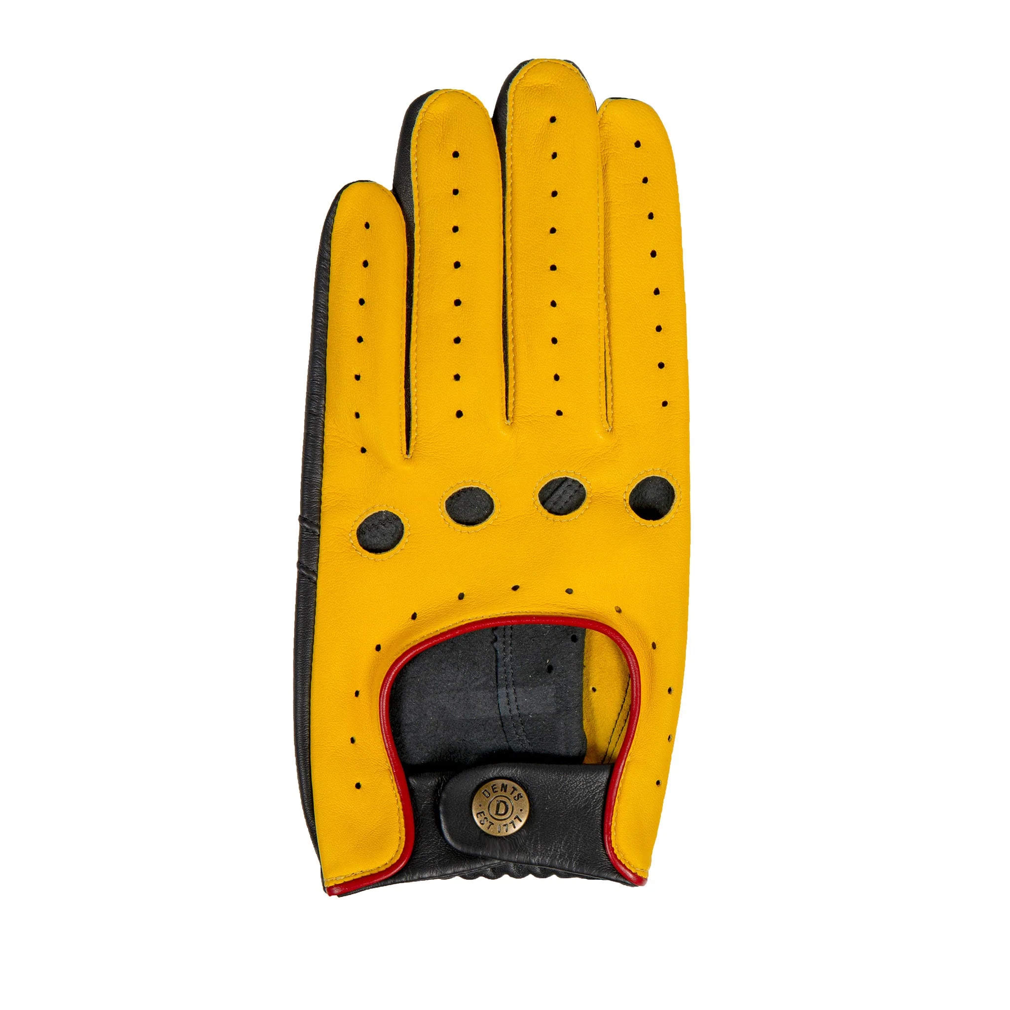 Men’s Touchscreen Three-Colour Leather Driving Gloves - Image 30