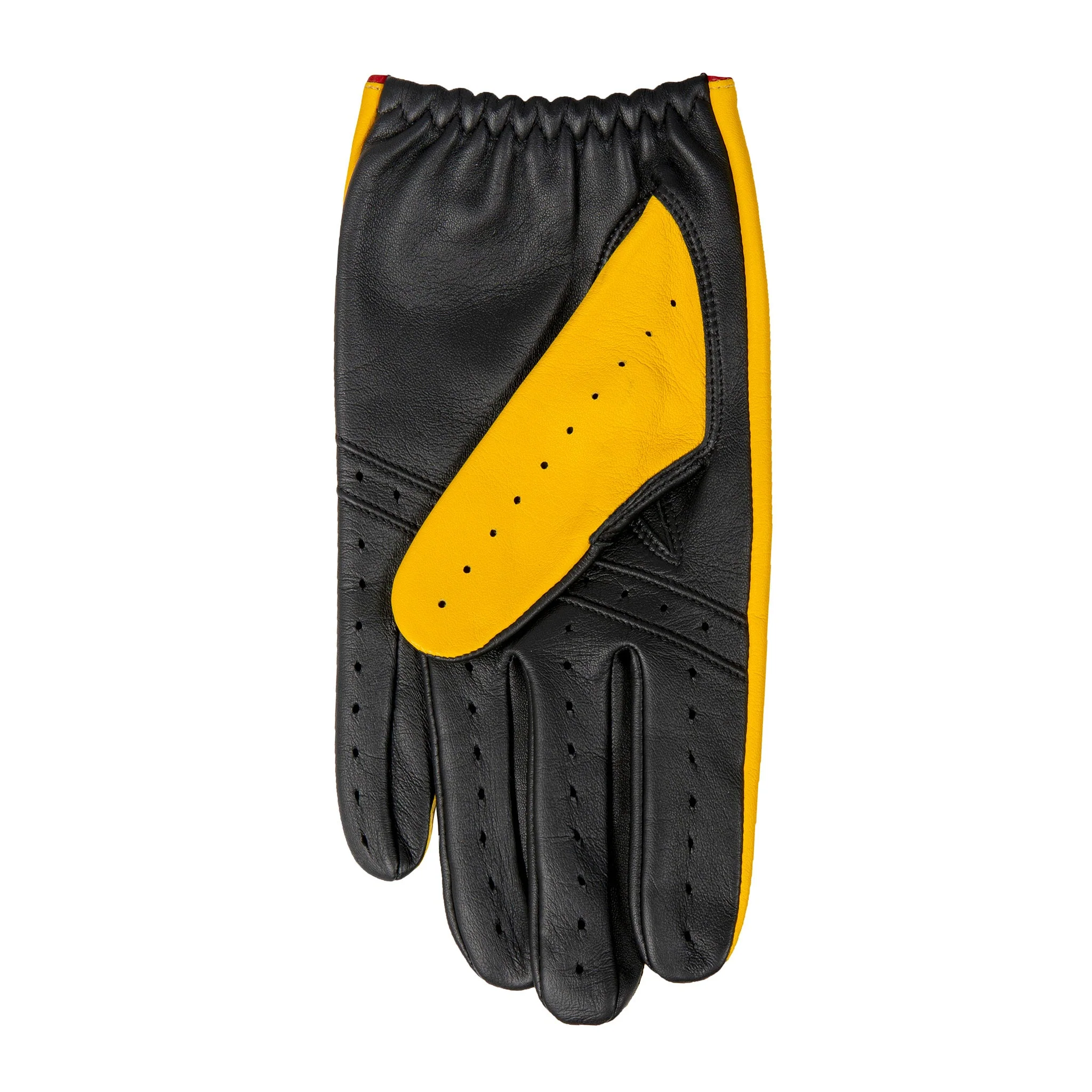 Men’s Touchscreen Three-Colour Leather Driving Gloves - Image 32