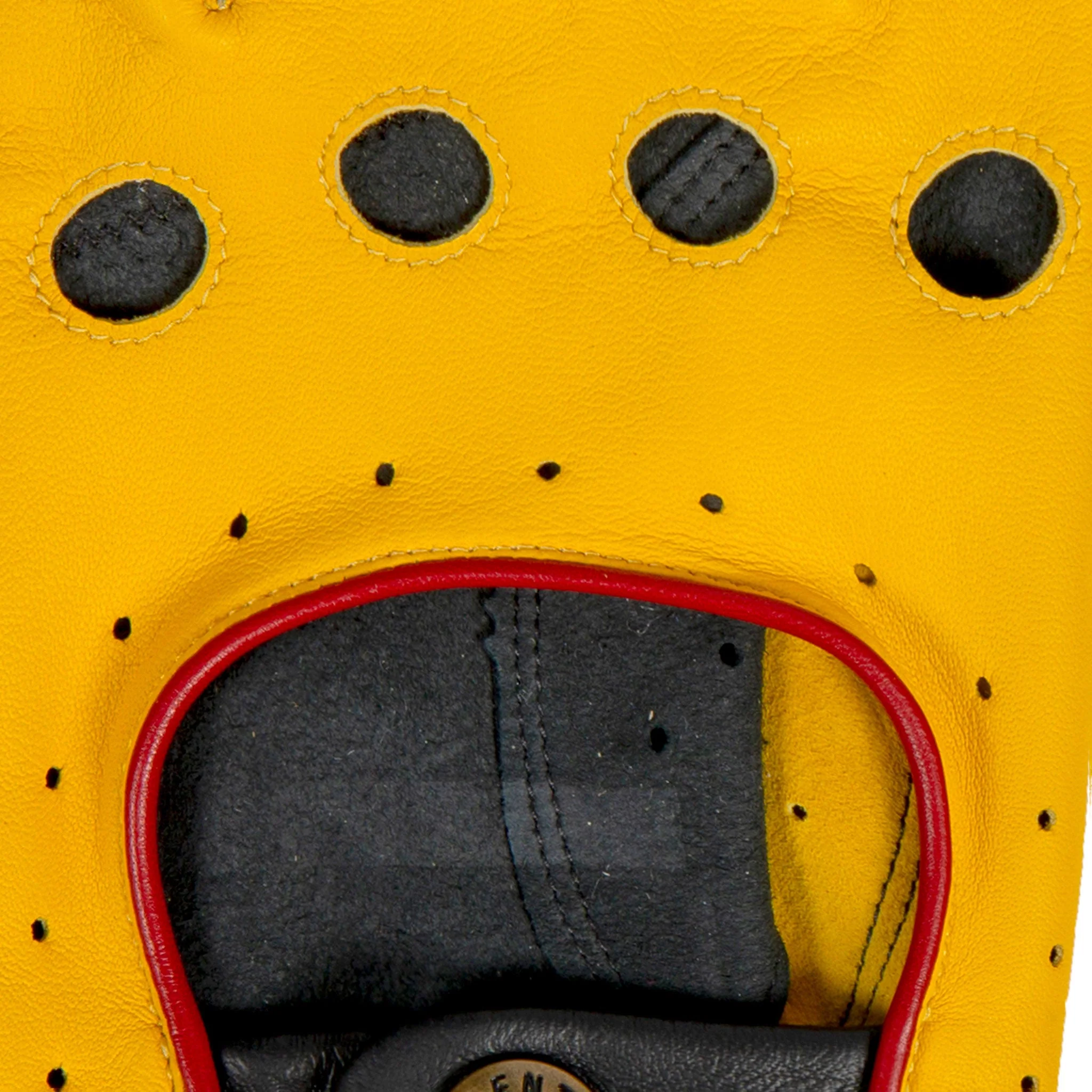 Men’s Touchscreen Three-Colour Leather Driving Gloves - Image 35
